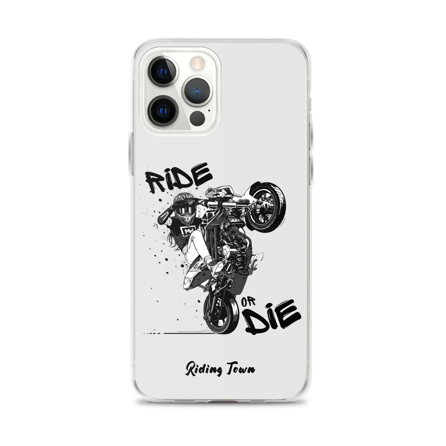 Coque Iphone® - SUPERMOTGIRL - Blanche - Riding Town