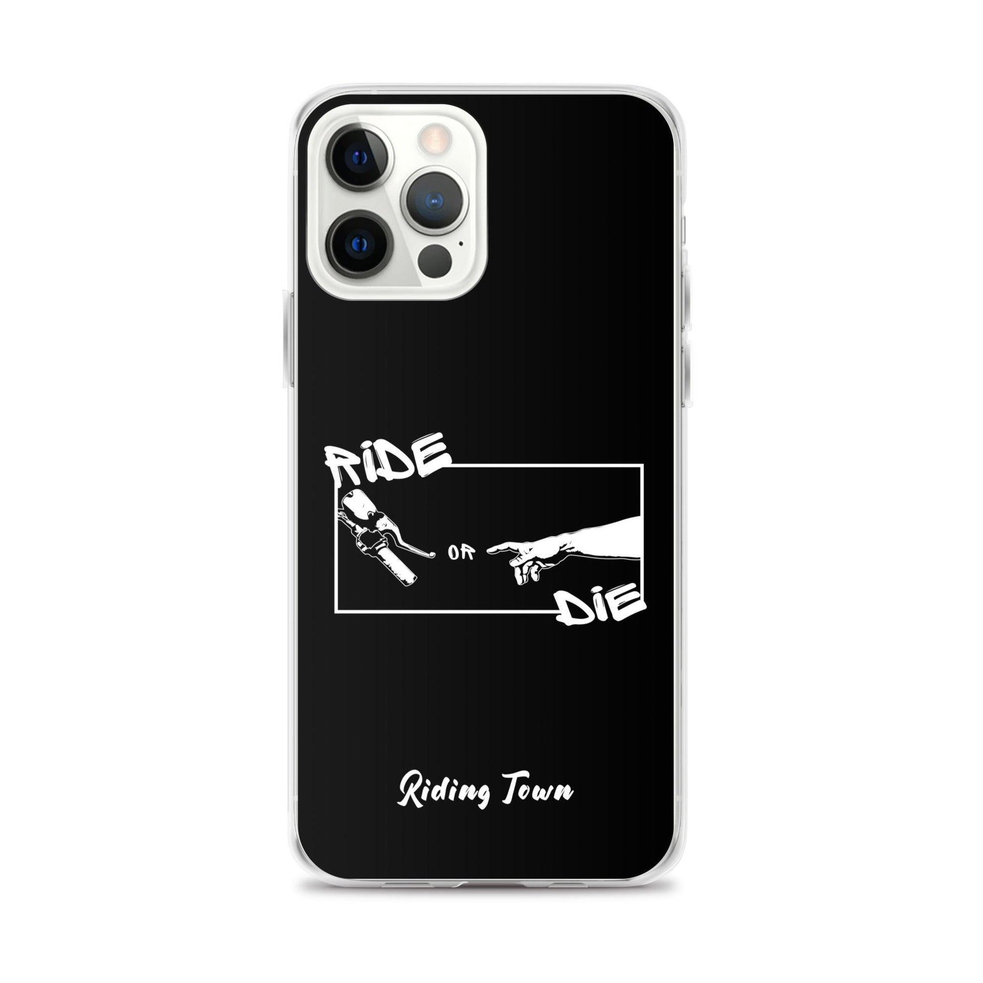 Coque iPhone® - SIXTINE - Noire - Riding Town