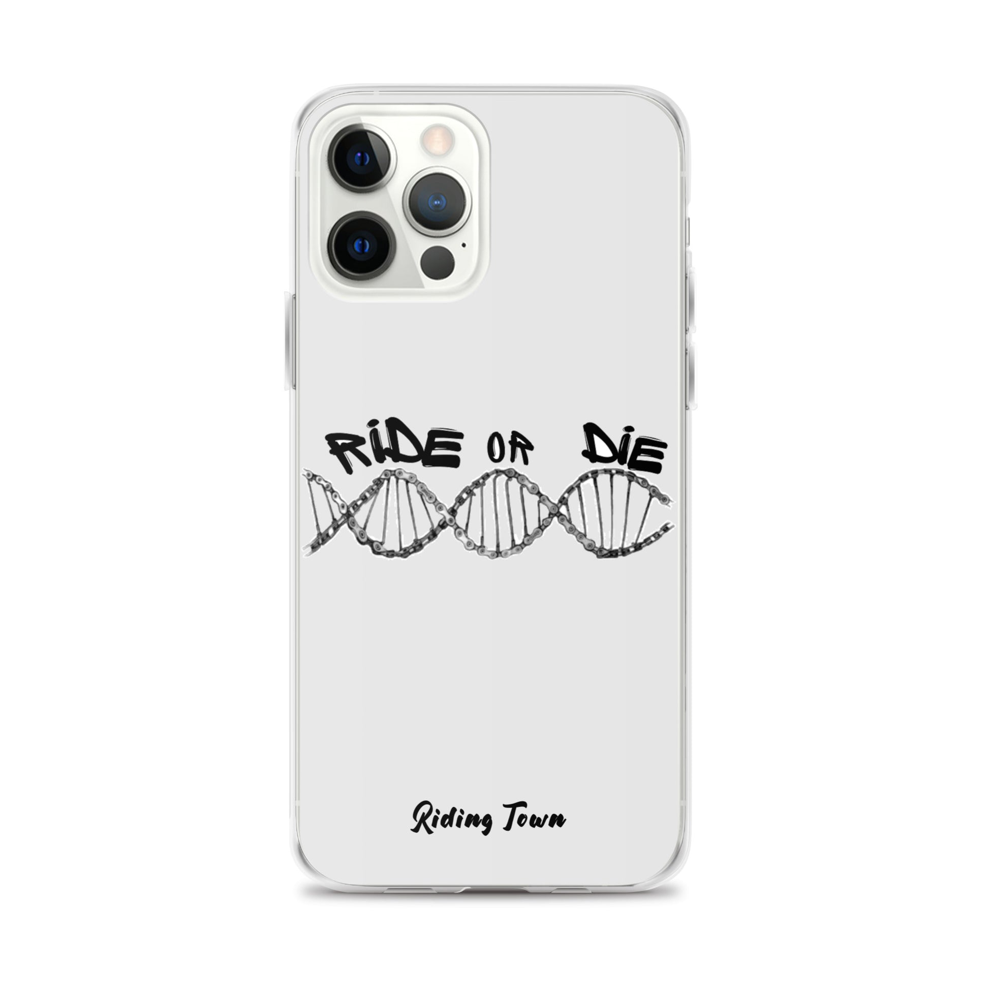 Coque iPhone® - ADN - Blanche - Riding Town