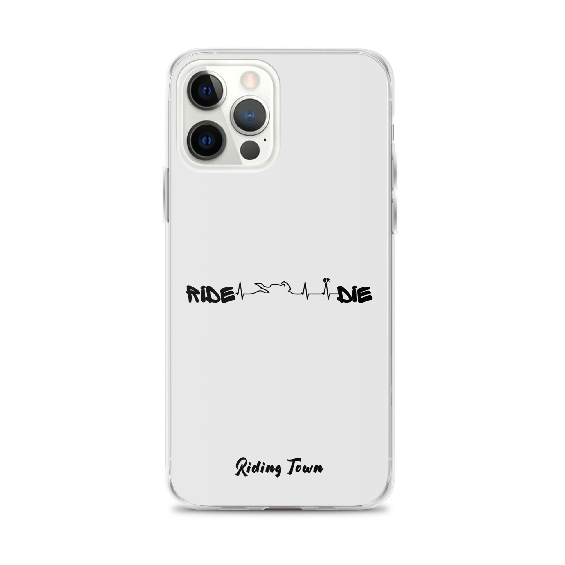 Coque iPhone® - HEARTBEAT - Blanche - Riding Town