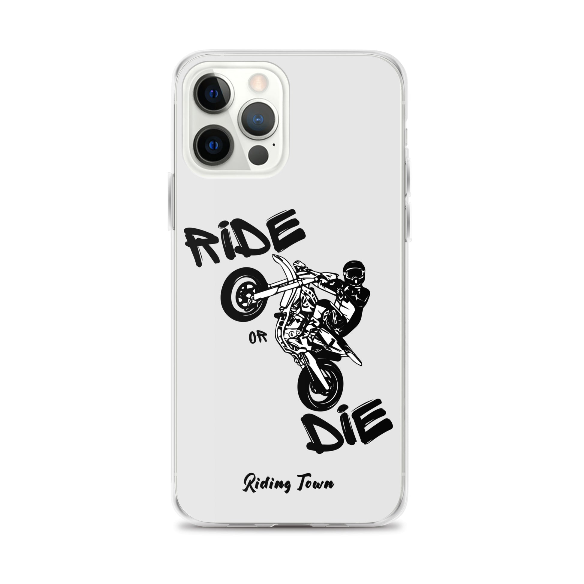 Coque pour iPhone® - SUPERMOTBOY - Blanche - Riding Town