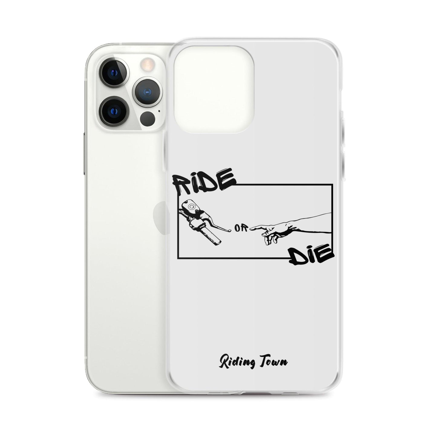 Coque iPhone® - SIXTINE - Blanche - Riding Town