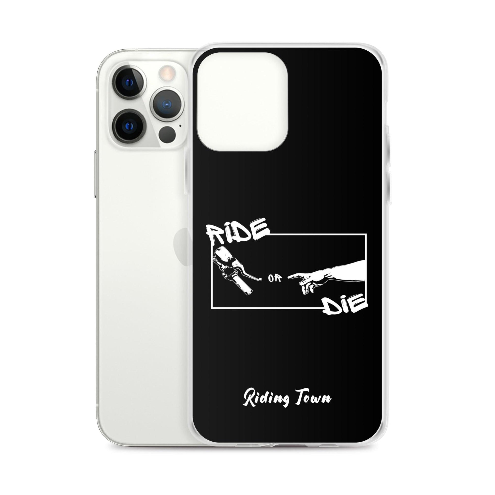 Coque iPhone® - SIXTINE - Noire - Riding Town