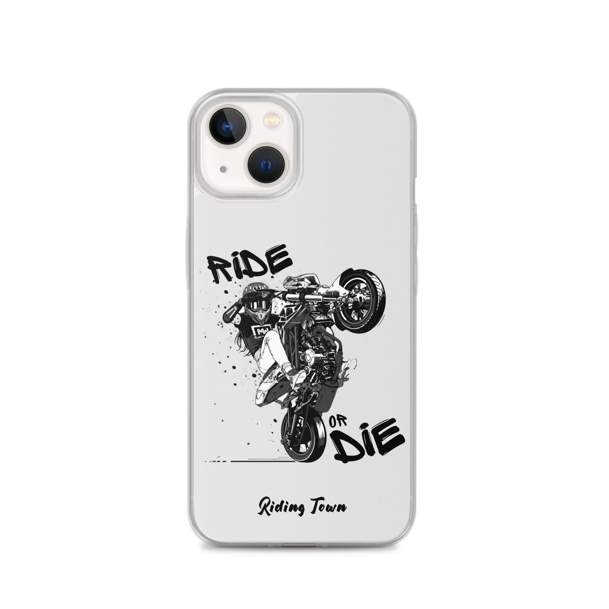 Coque Iphone® - SUPERMOTGIRL - Blanche - Riding Town