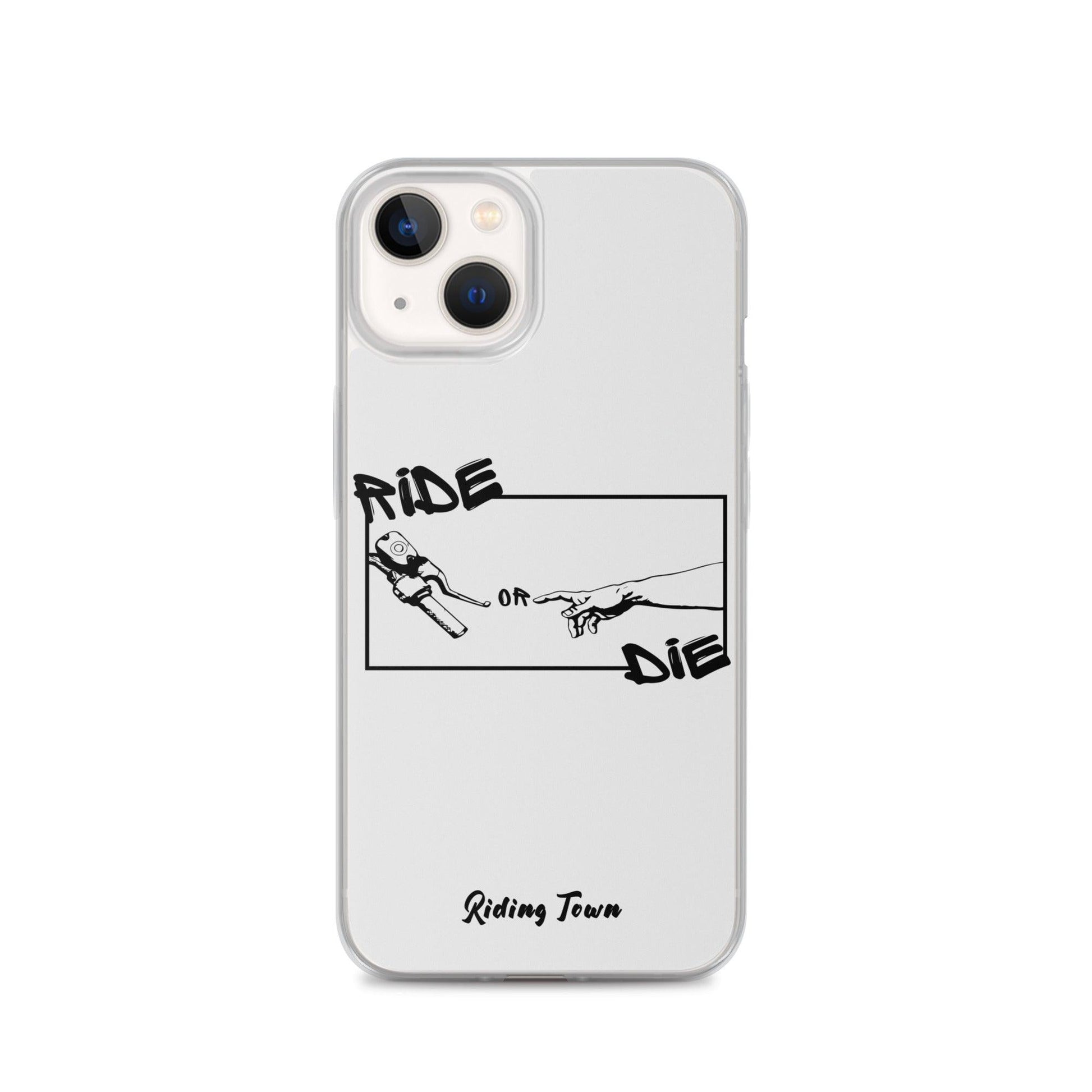 Coque iPhone® - SIXTINE - Blanche - Riding Town