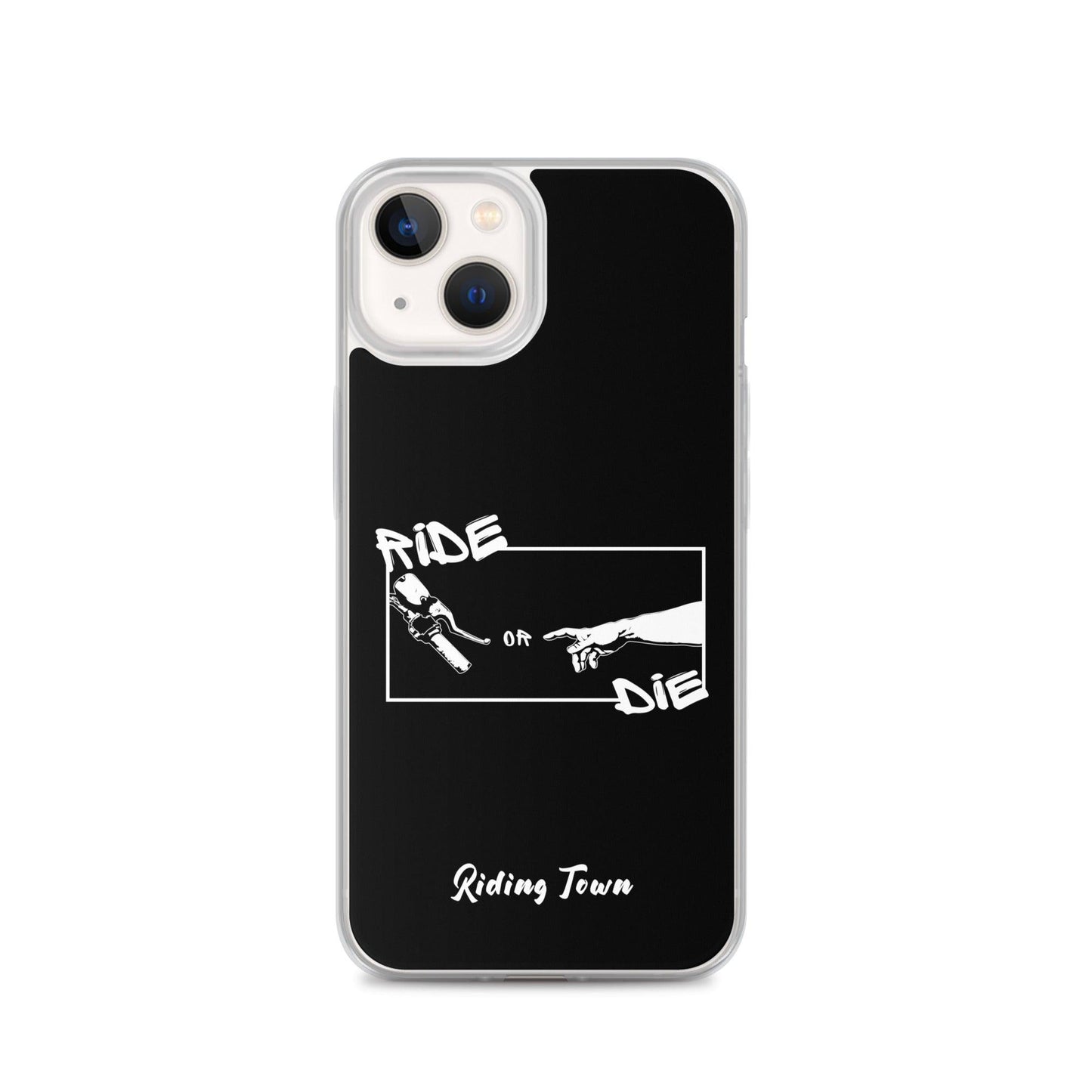 Coque iPhone® - SIXTINE - Noire - Riding Town