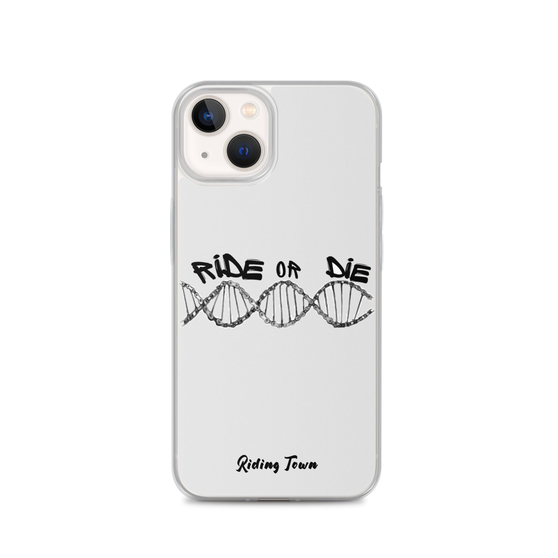 Coque iPhone® - ADN - Blanche - Riding Town