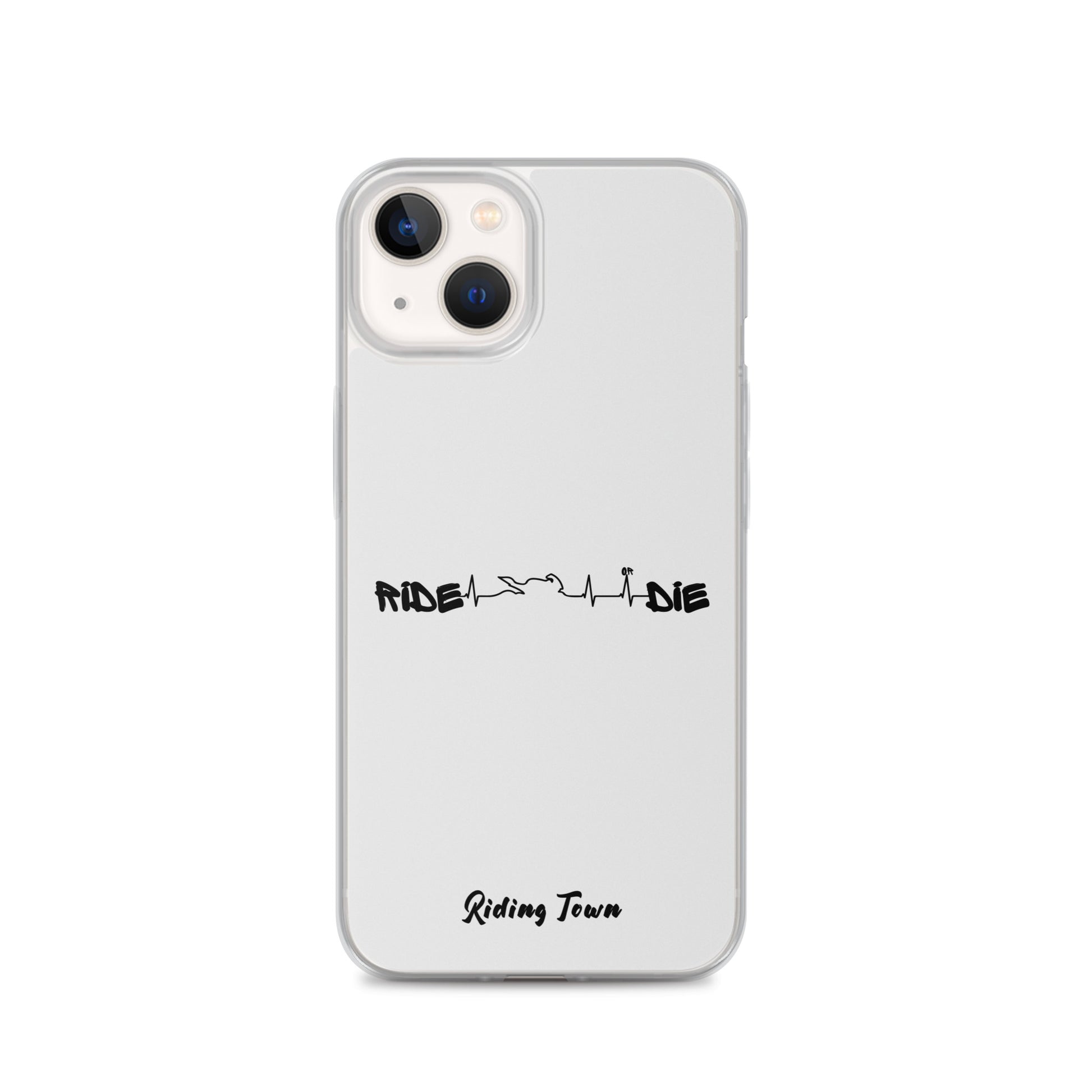 Coque iPhone® - HEARTBEAT - Blanche - Riding Town