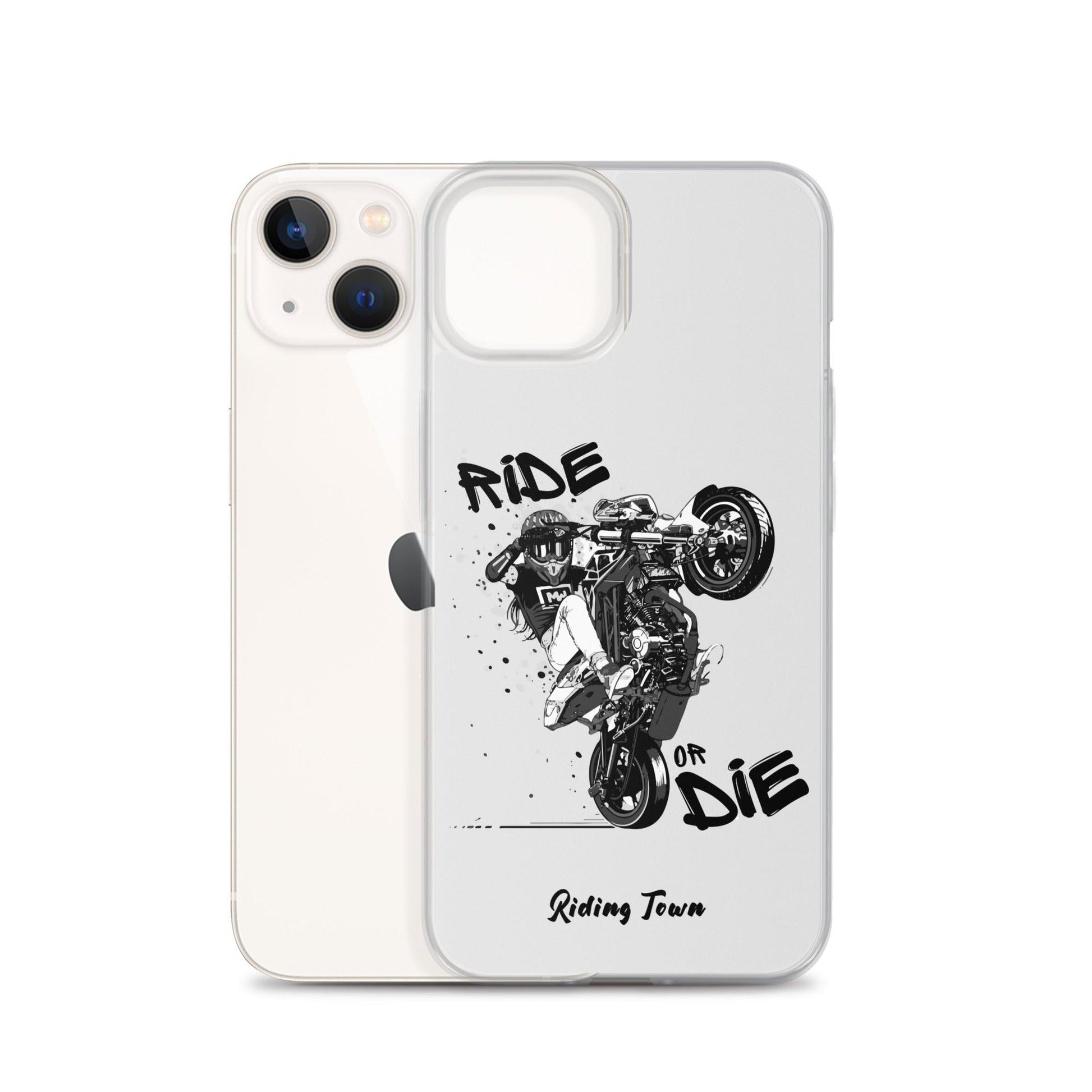 Coque Iphone® - SUPERMOTGIRL - Blanche - Riding Town