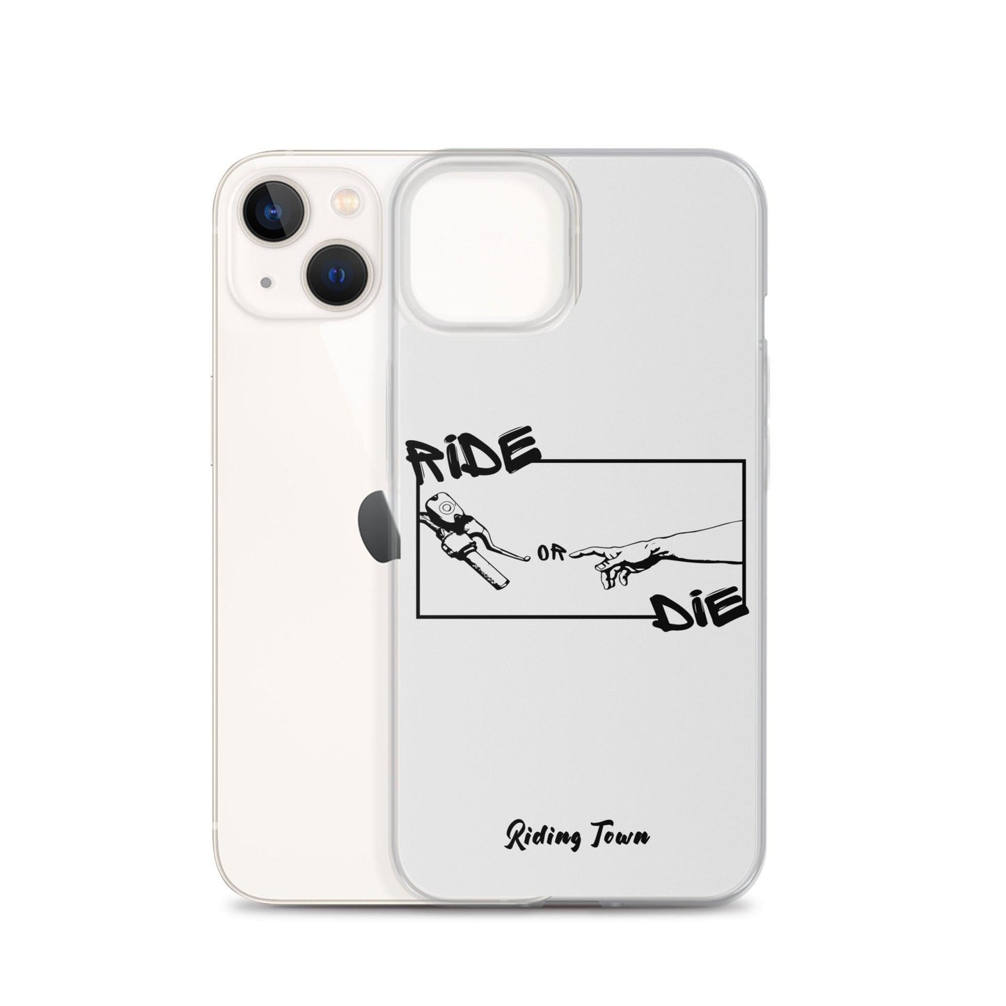 Coque iPhone® - SIXTINE - Blanche - Riding Town