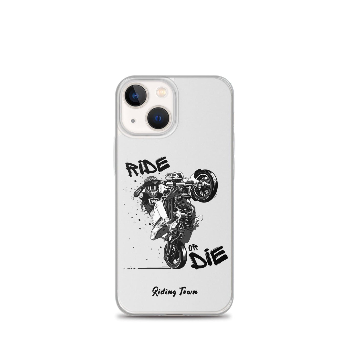 Coque Iphone® - SUPERMOTGIRL - Blanche - Riding Town