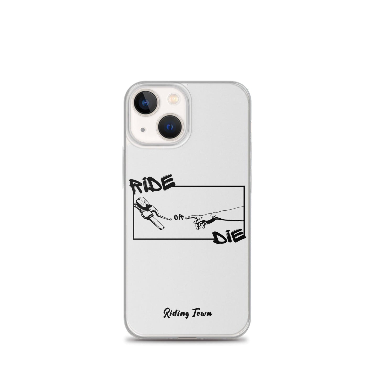 Coque iPhone® - SIXTINE - Blanche - Riding Town