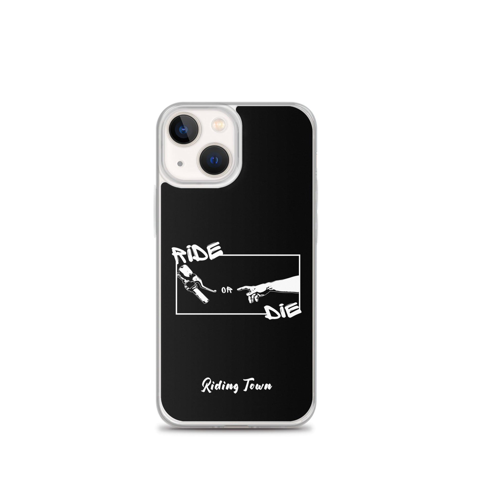 Coque iPhone® - SIXTINE - Noire - Riding Town