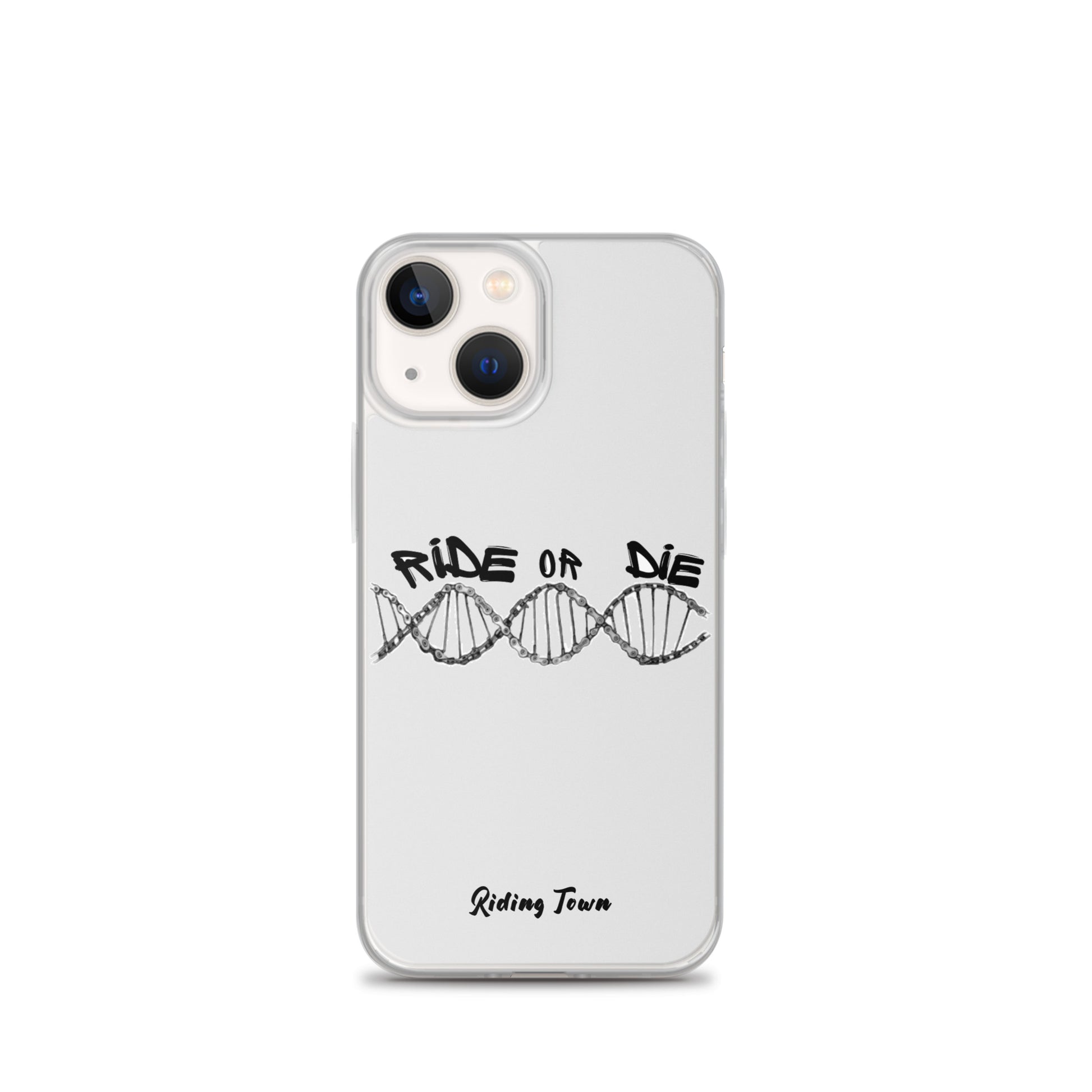 Coque iPhone® - ADN - Blanche - Riding Town