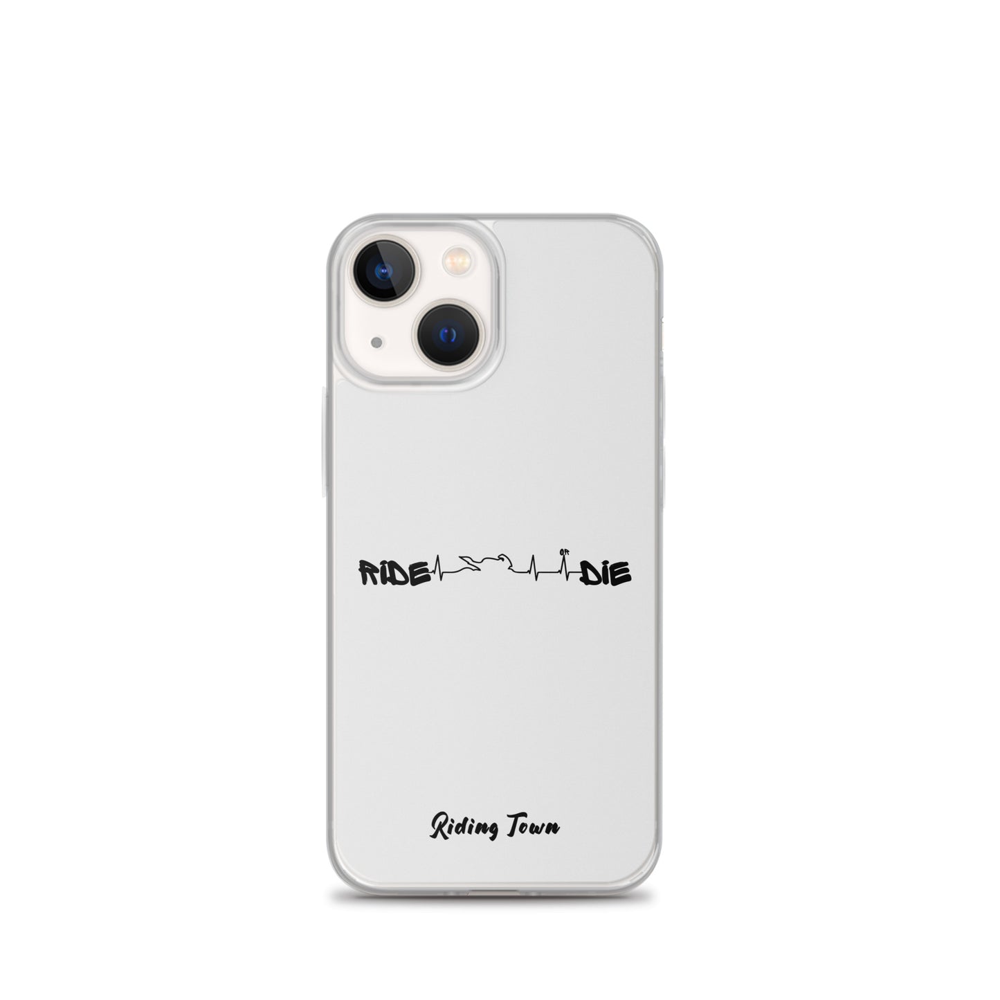 Coque iPhone® - HEARTBEAT - Blanche - Riding Town