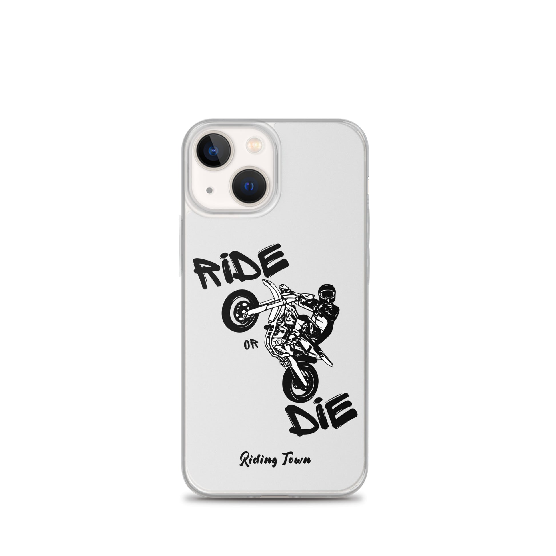 Coque pour iPhone® - SUPERMOTBOY - Blanche - Riding Town