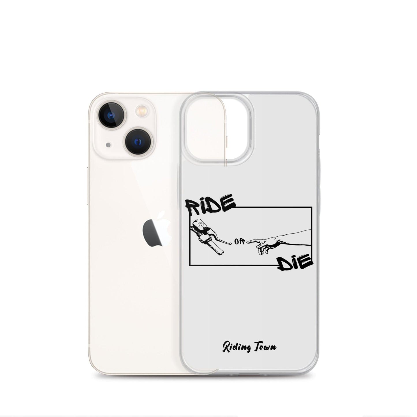 Coque iPhone® - SIXTINE - Blanche - Riding Town