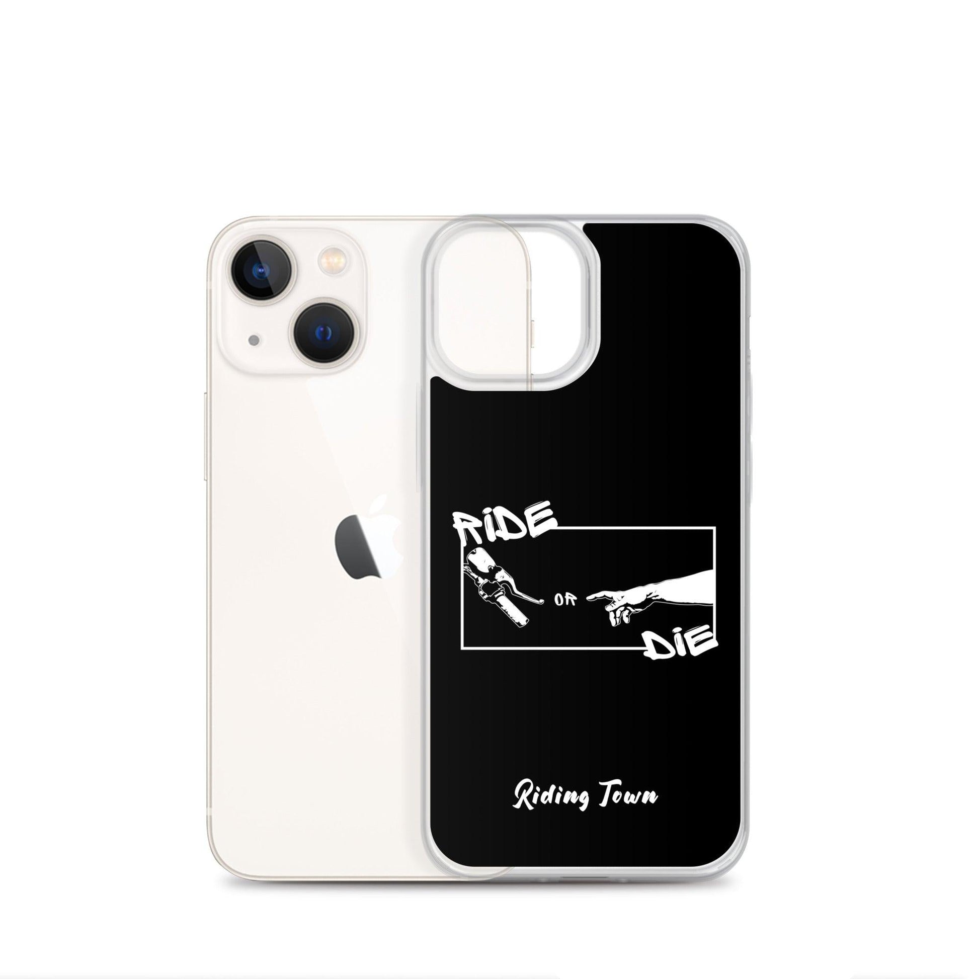 Coque iPhone® - SIXTINE - Noire - Riding Town