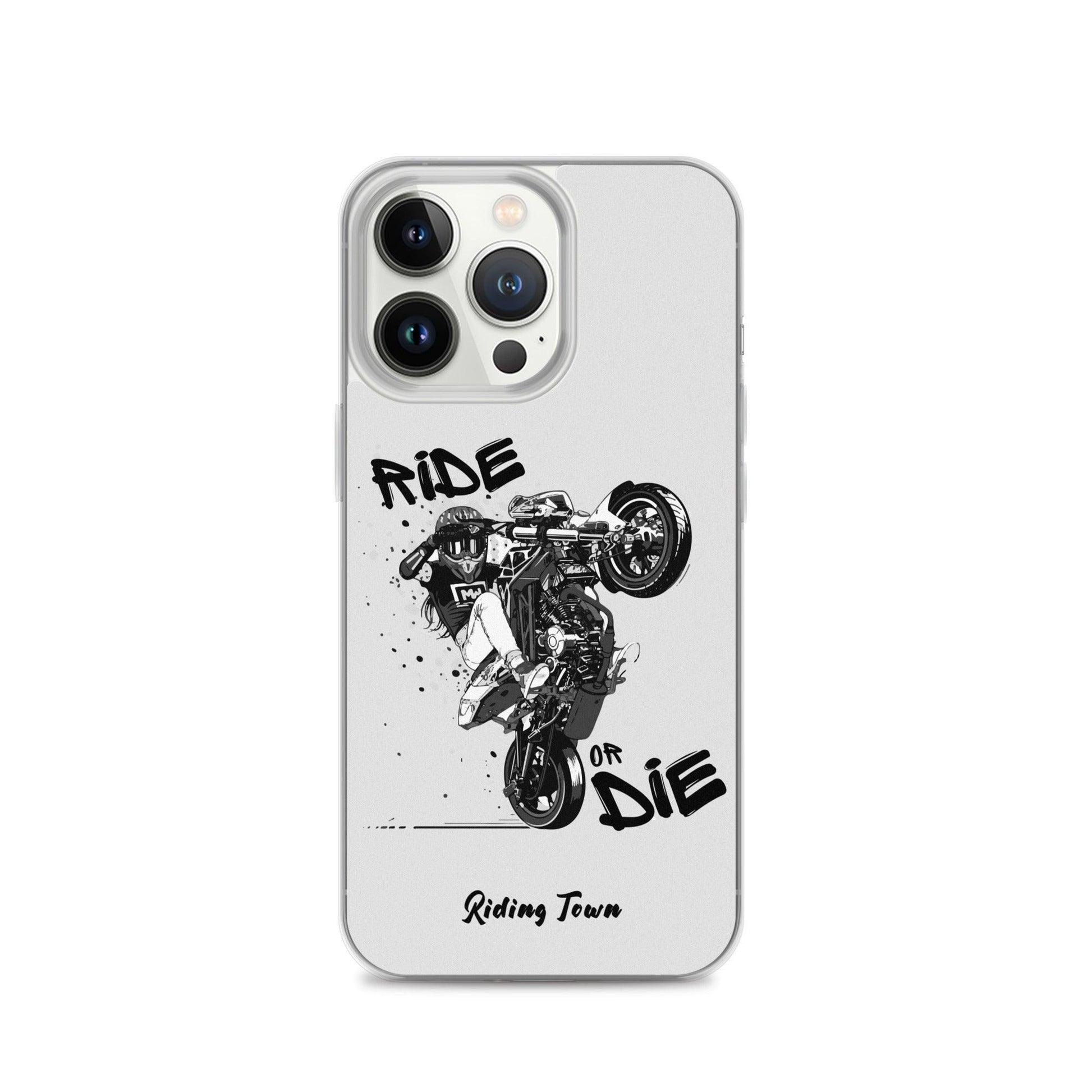 Coque Iphone® - SUPERMOTGIRL - Blanche - Riding Town