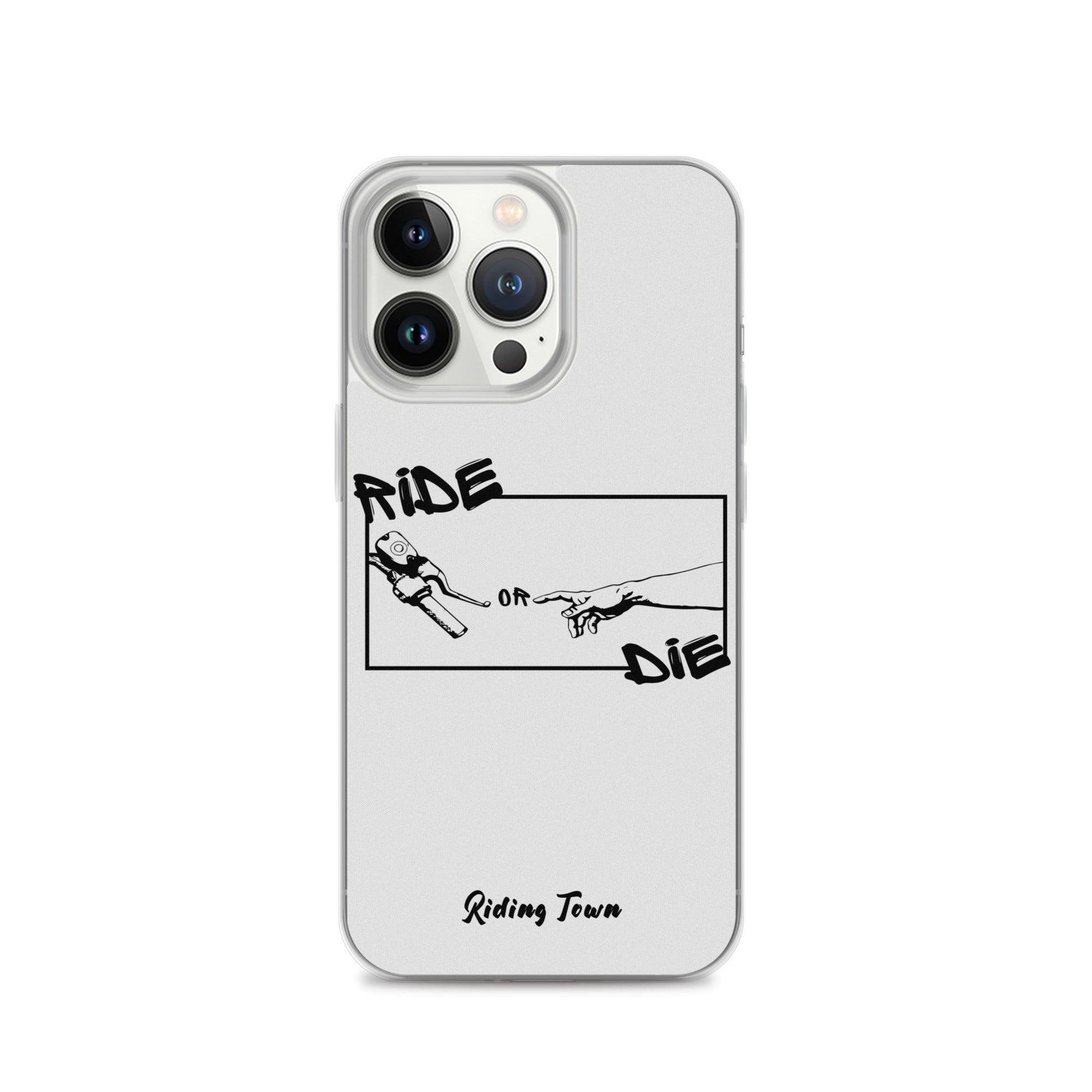 Coque iPhone® - SIXTINE - Blanche - Riding Town