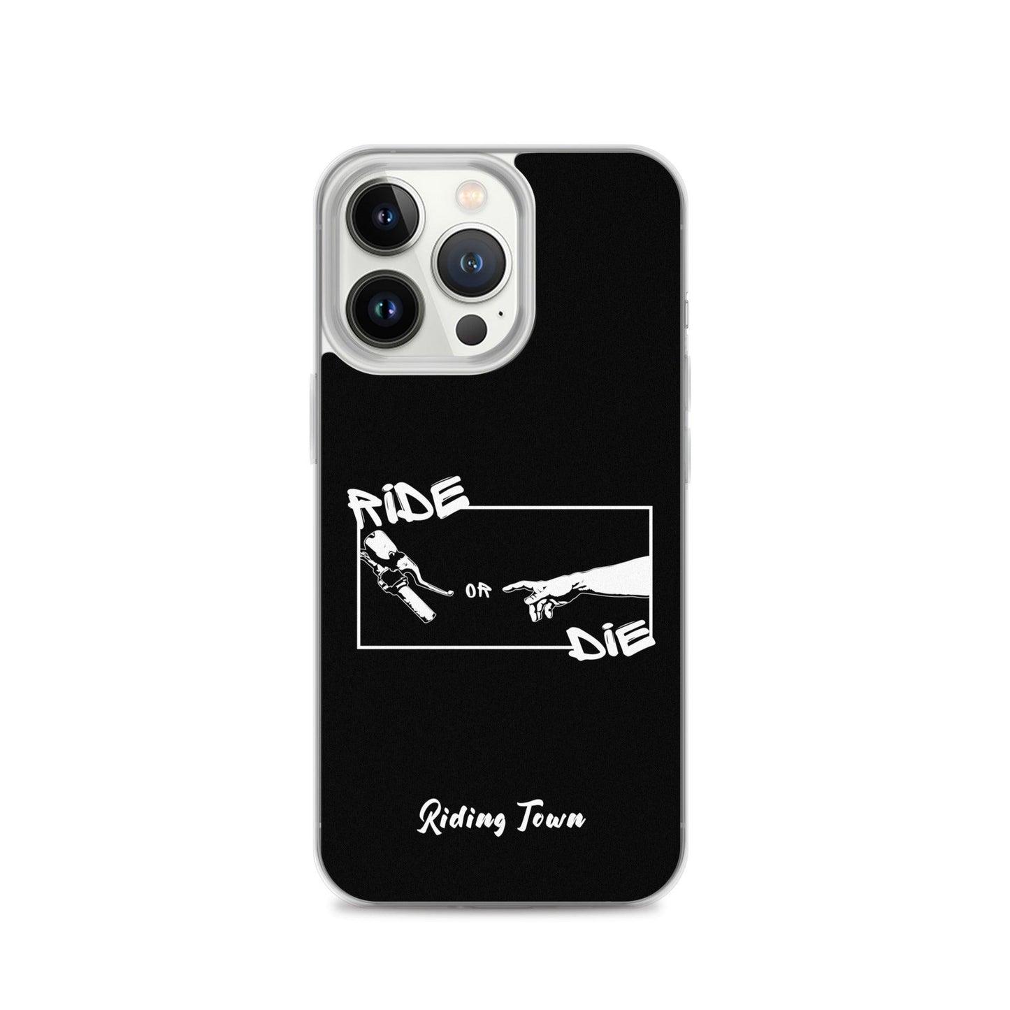 Coque iPhone® - SIXTINE - Noire - Riding Town