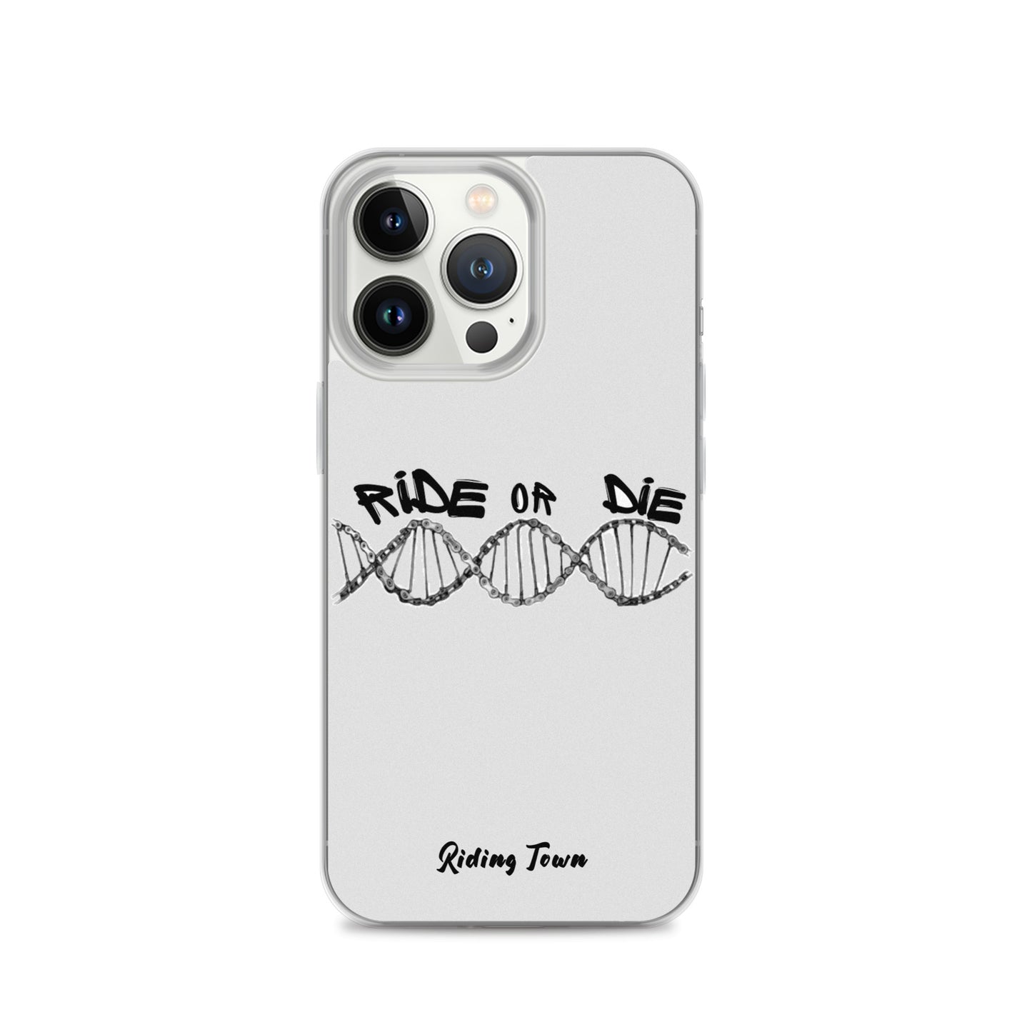 Coque iPhone® - ADN - Blanche - Riding Town