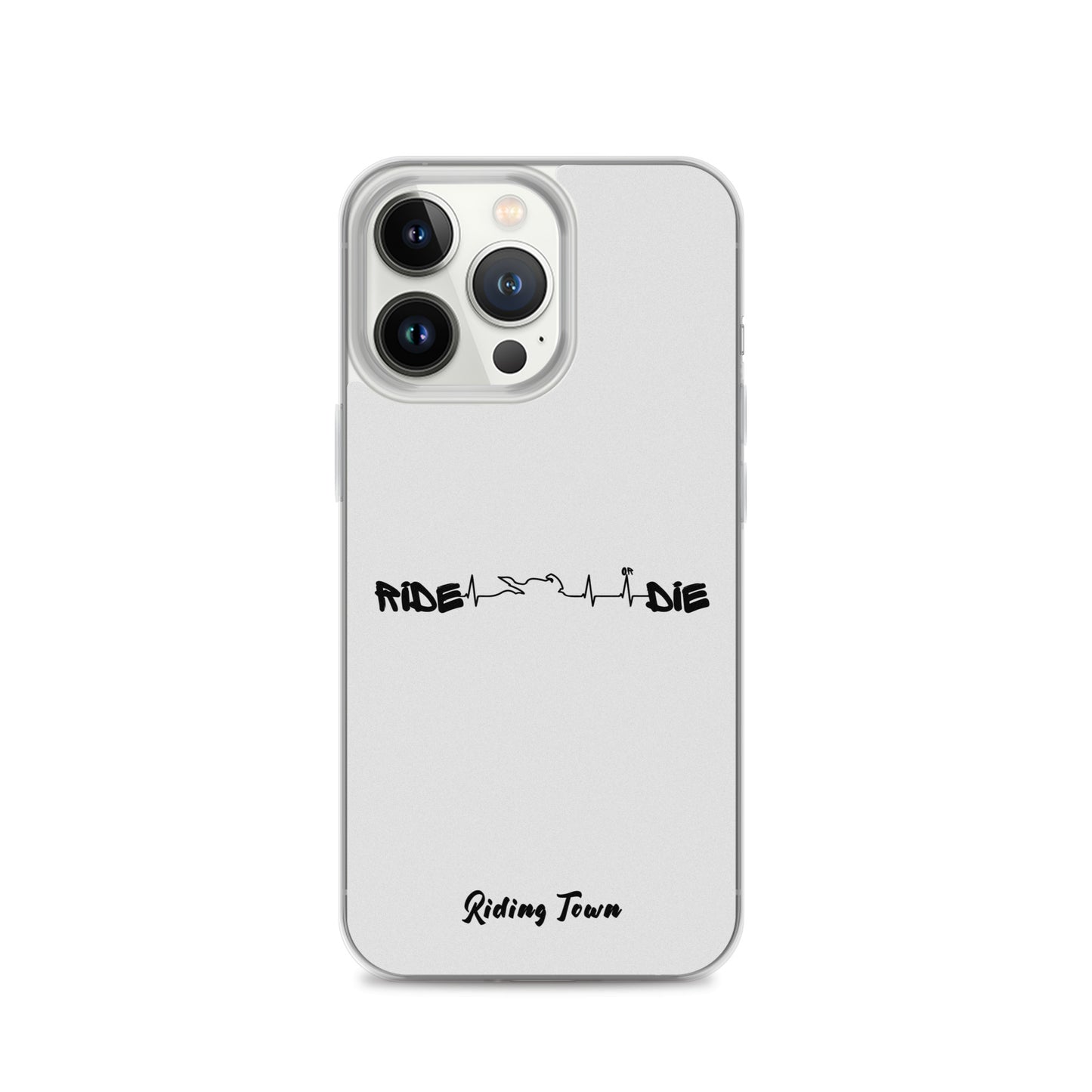 Coque iPhone® - HEARTBEAT - Blanche - Riding Town