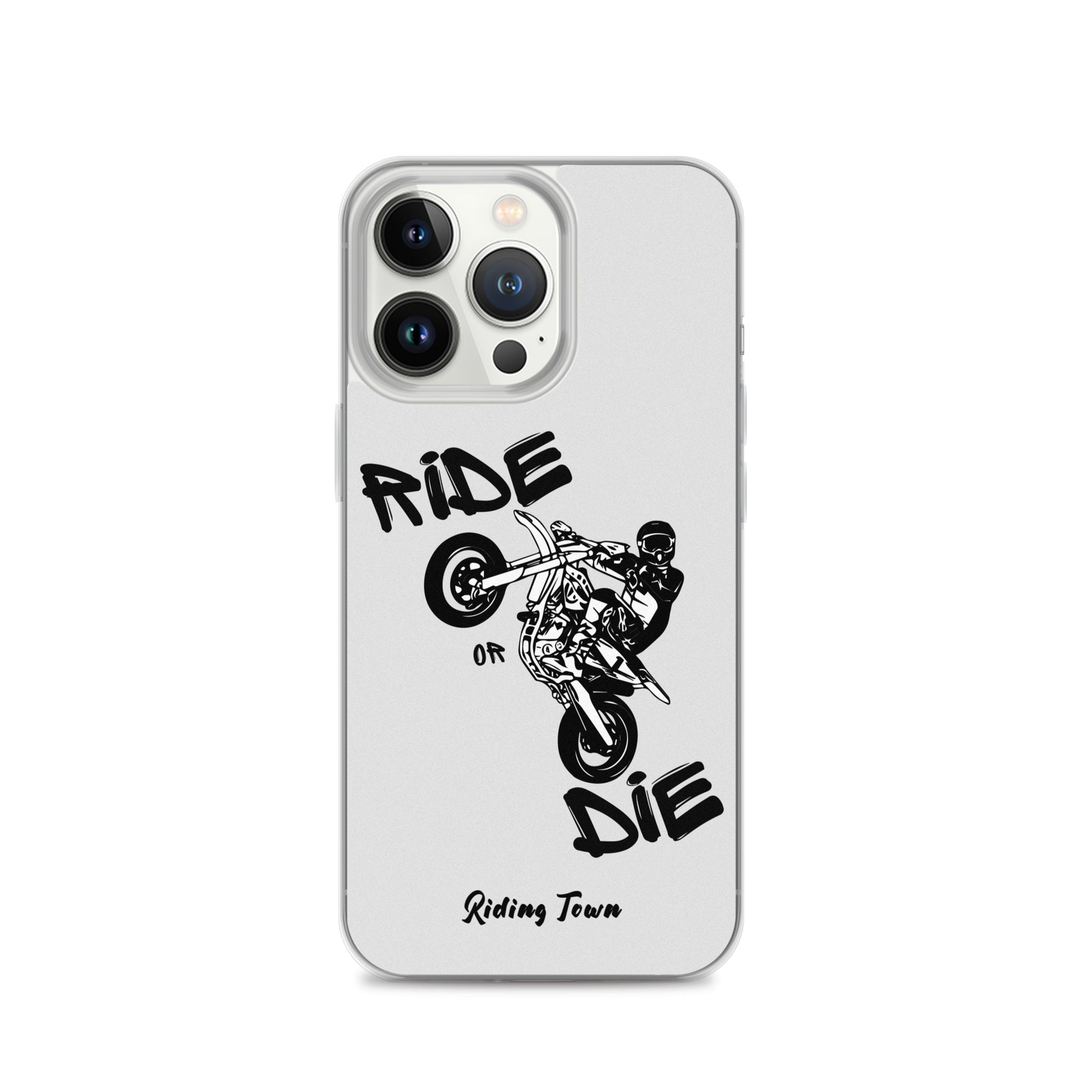 Coque pour iPhone® - SUPERMOTBOY - Blanche - Riding Town