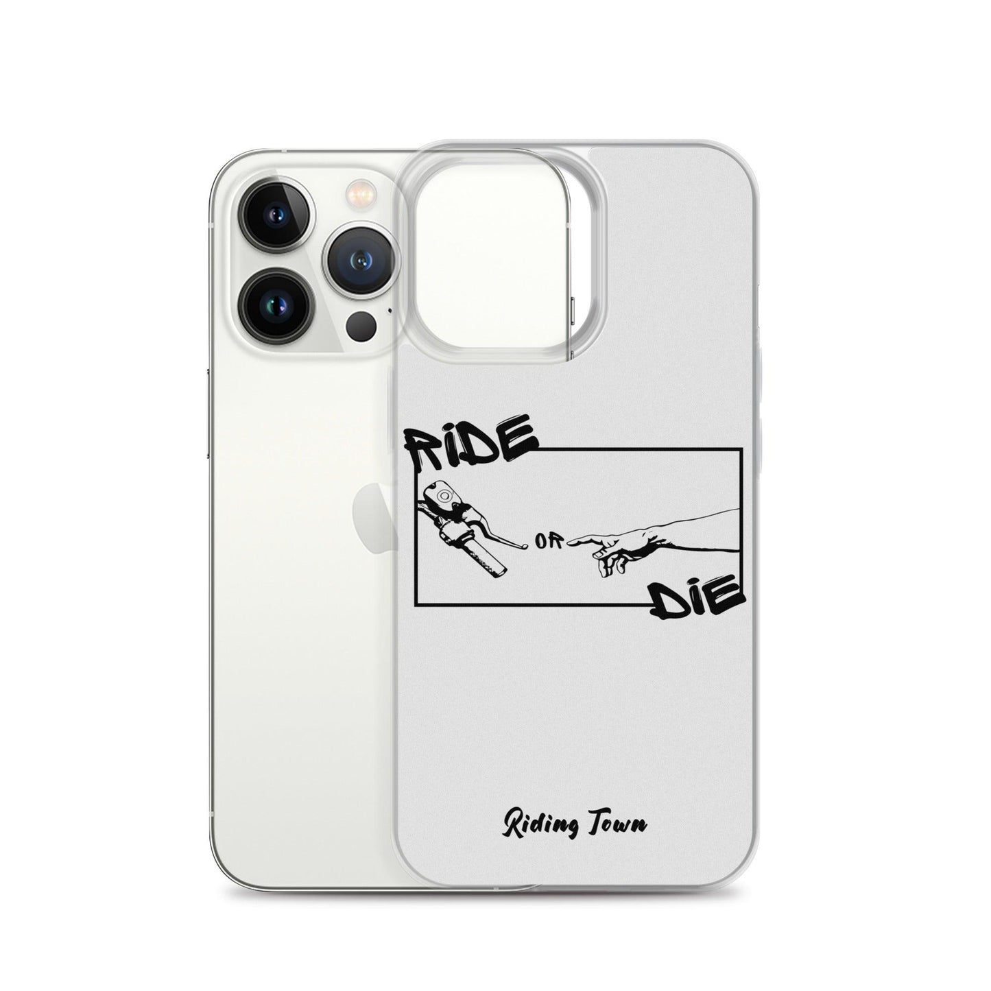 Coque iPhone® - SIXTINE - Blanche - Riding Town