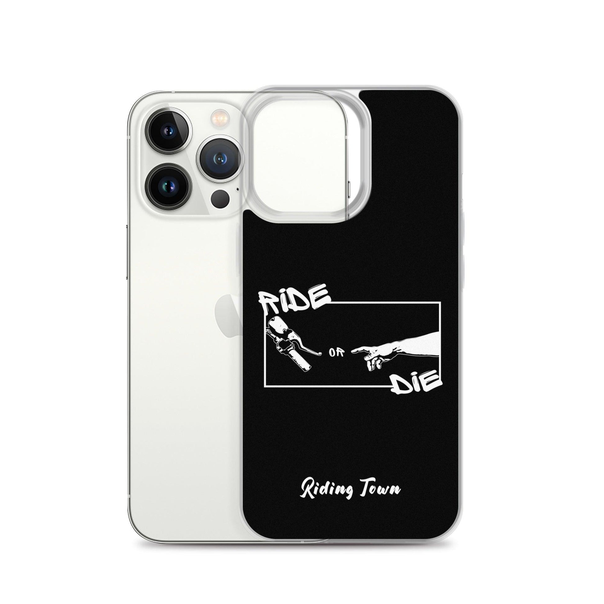 Coque iPhone® - SIXTINE - Noire - Riding Town