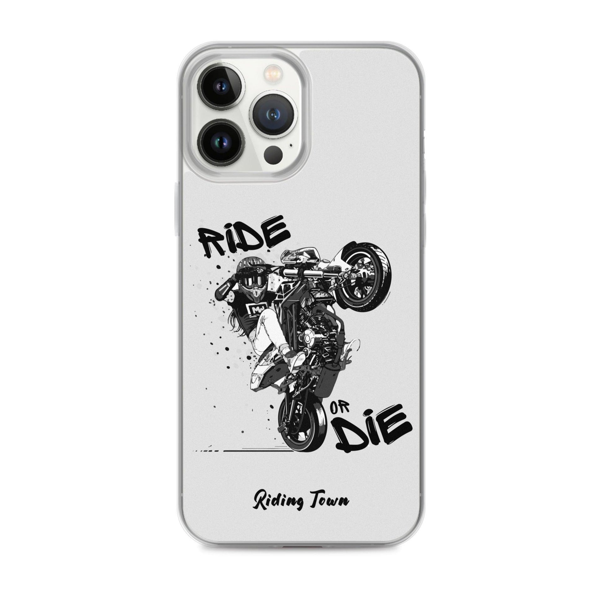 Coque Iphone® - SUPERMOTGIRL - Blanche - Riding Town