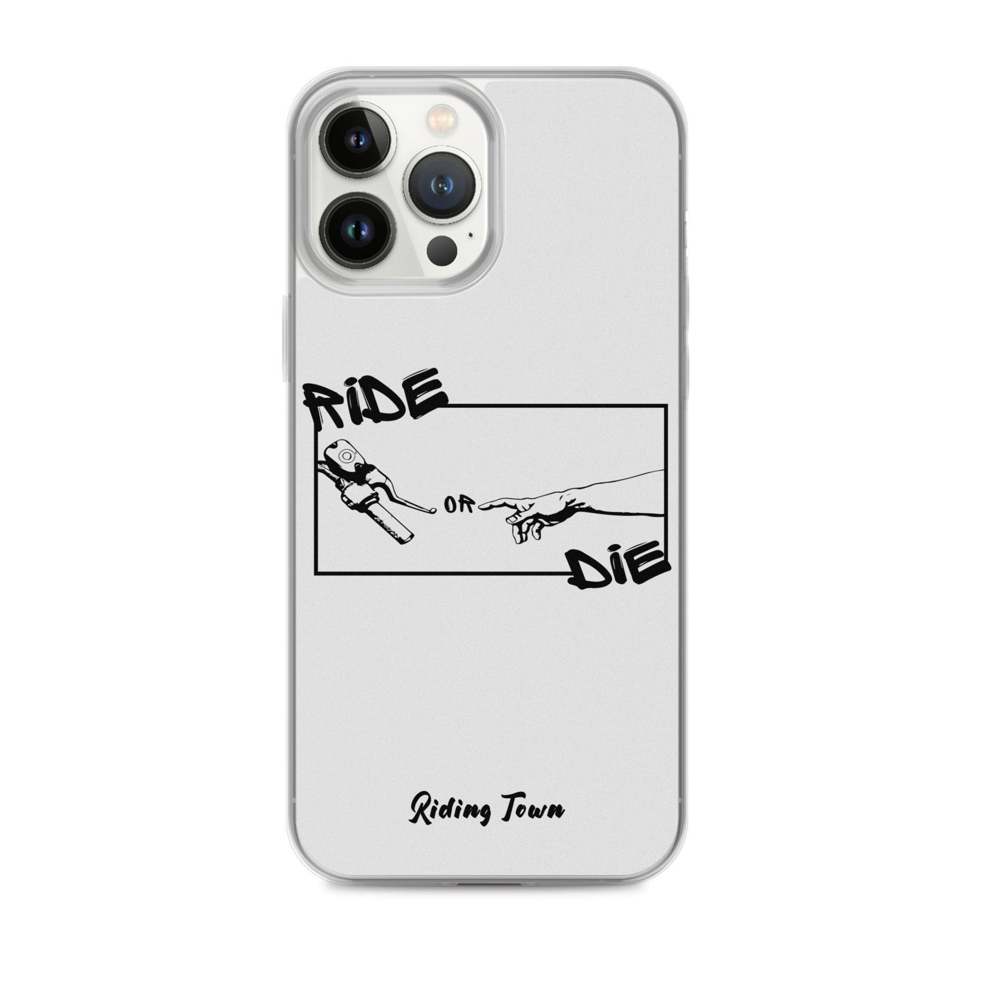 Coque iPhone® - SIXTINE - Blanche - Riding Town