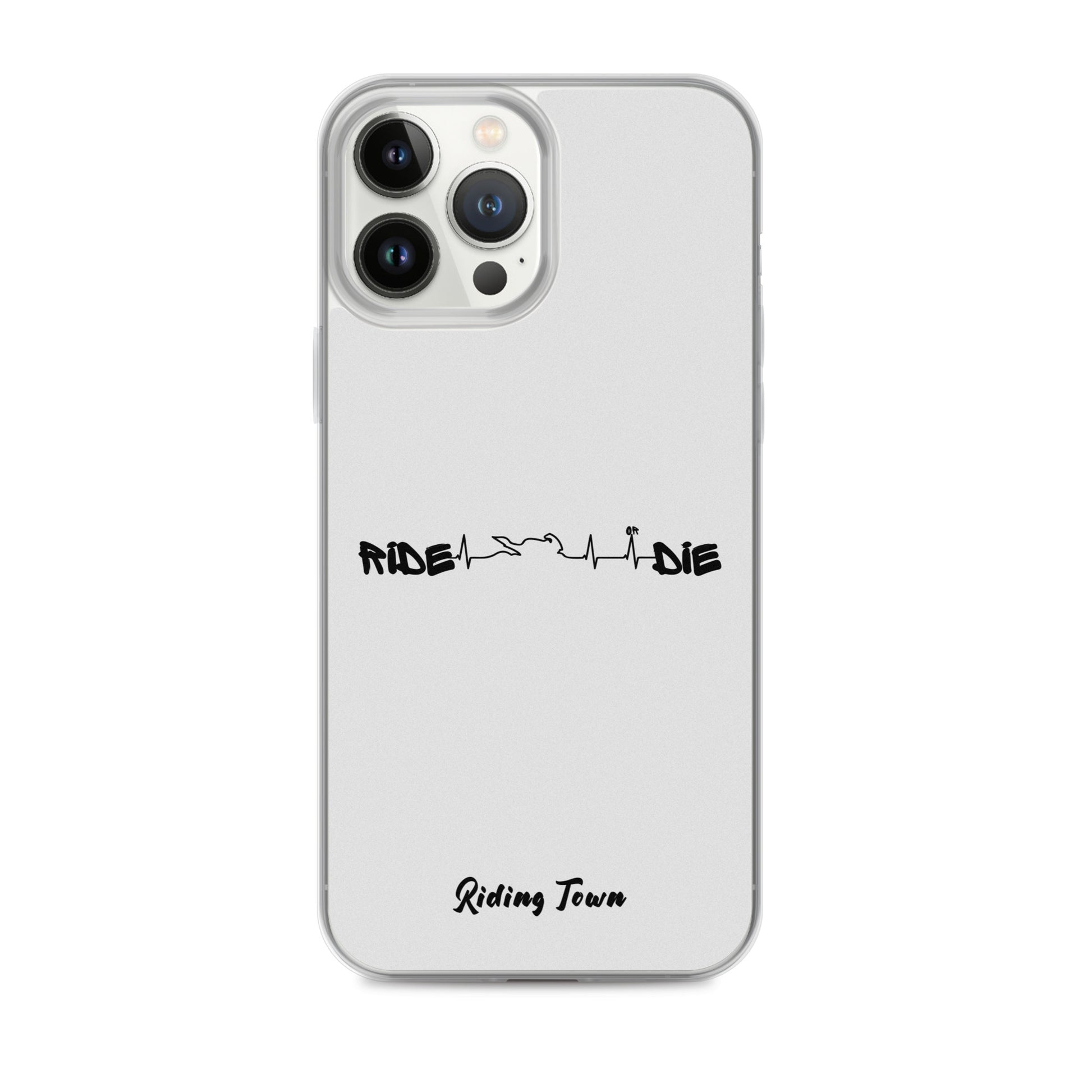 Coque iPhone® - HEARTBEAT - Blanche - Riding Town