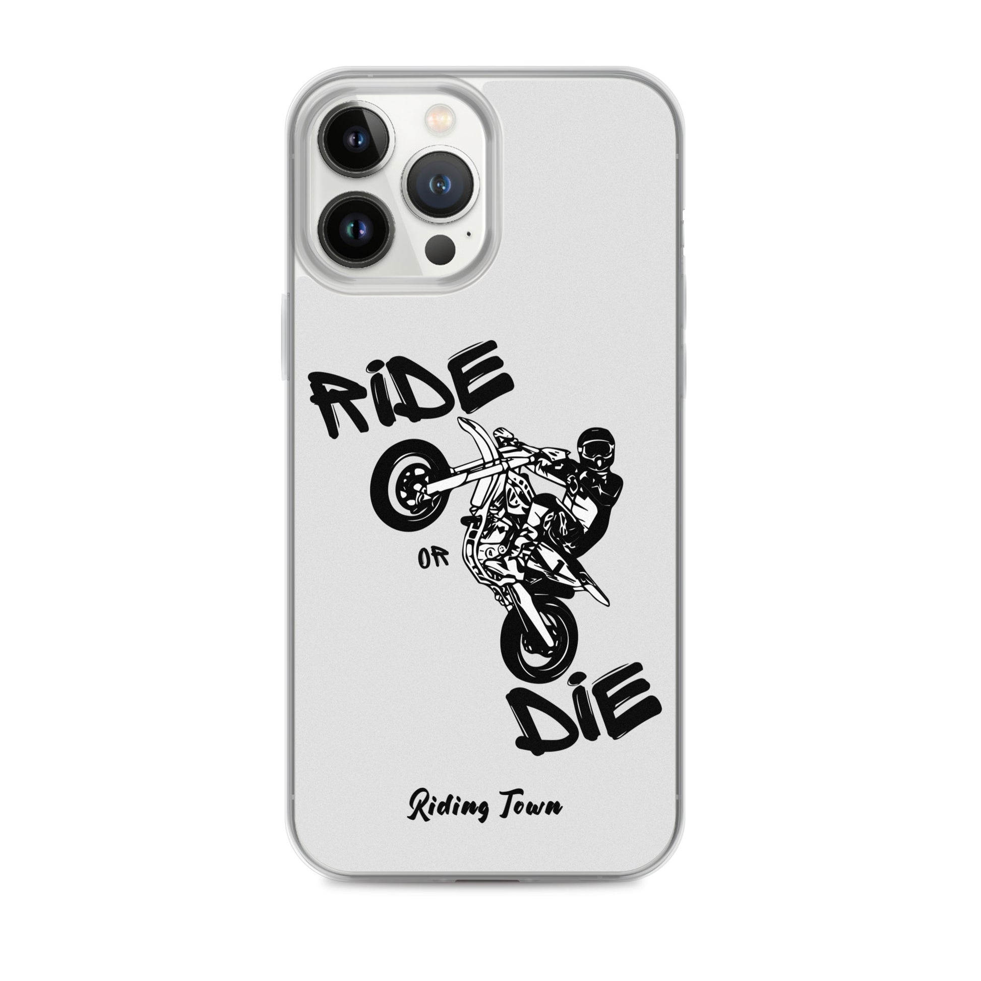 Coque pour iPhone® - SUPERMOTBOY - Blanche - Riding Town