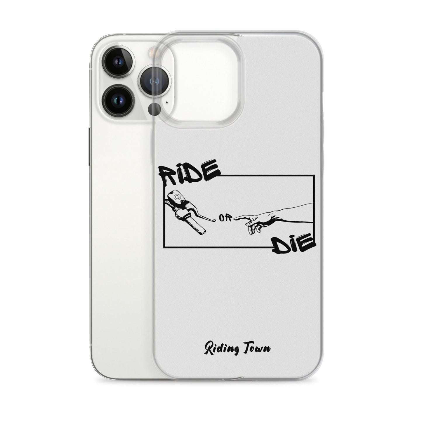 Coque iPhone® - SIXTINE - Blanche - Riding Town