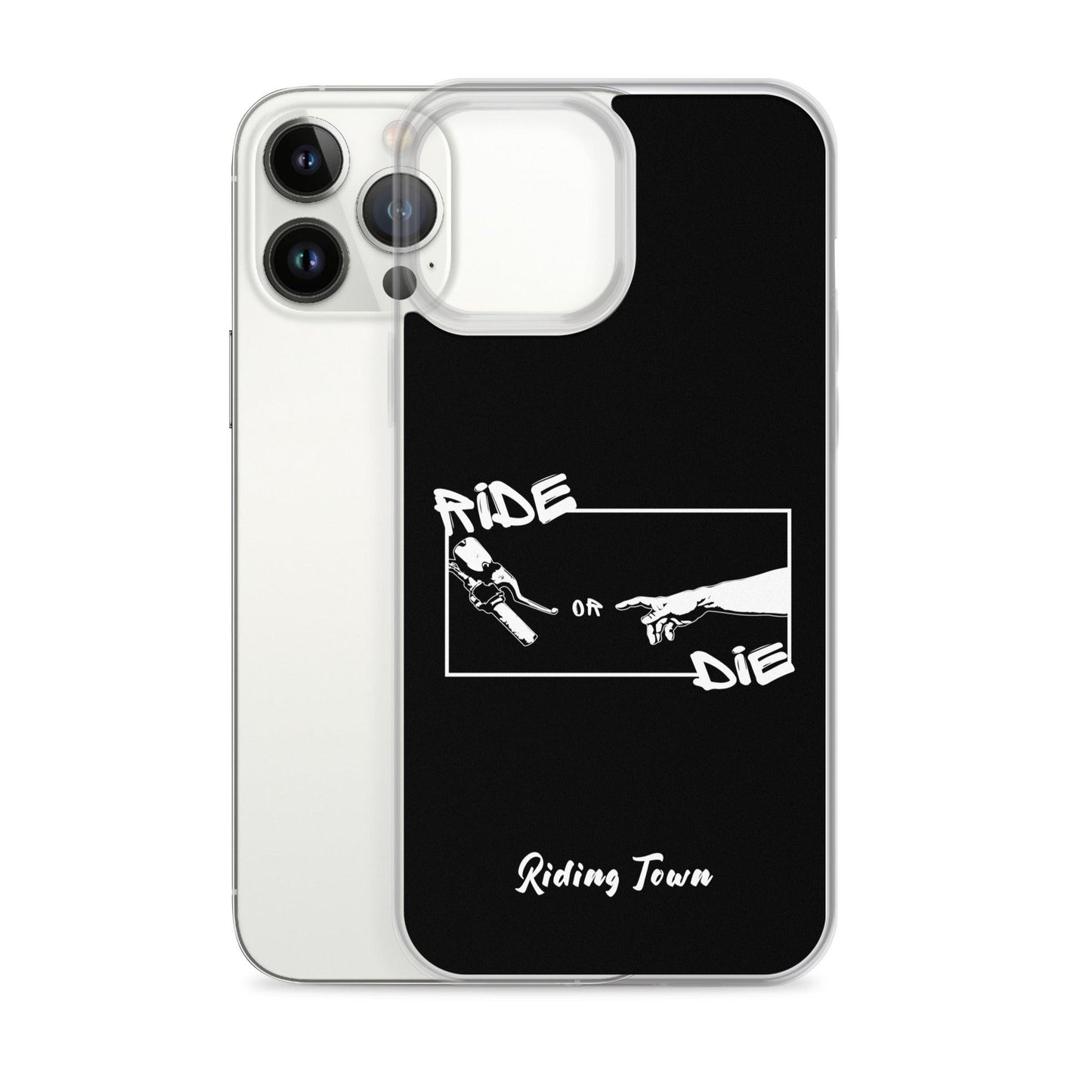 Coque iPhone® - SIXTINE - Noire - Riding Town