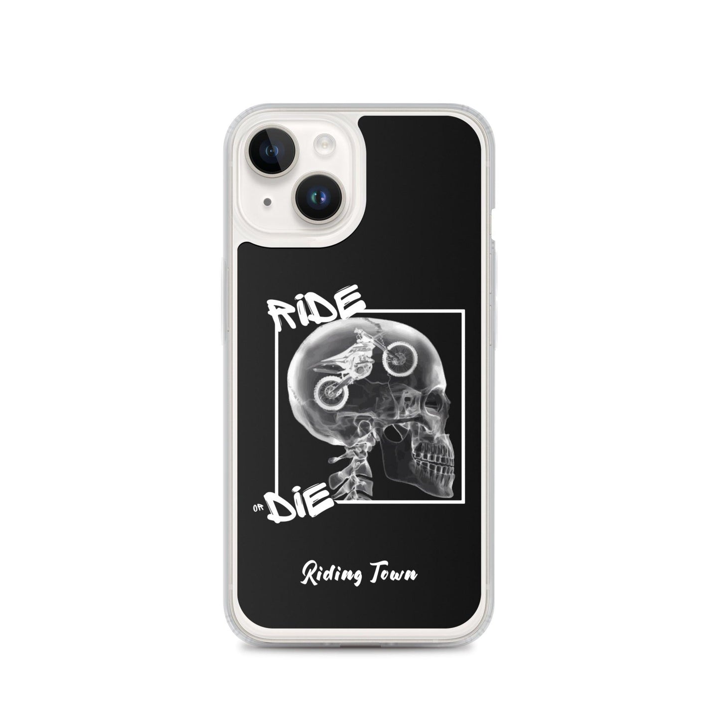 Coque iPhone® - RADIO - Noire - Riding Town