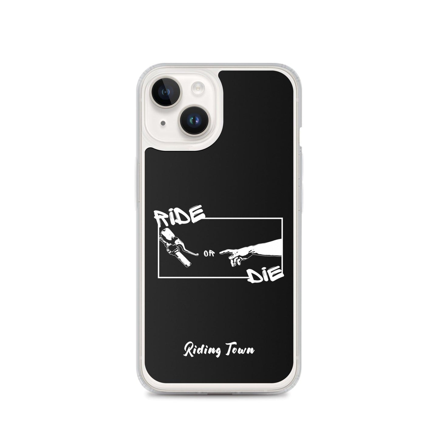 Coque iPhone® - SIXTINE - Noire - Riding Town