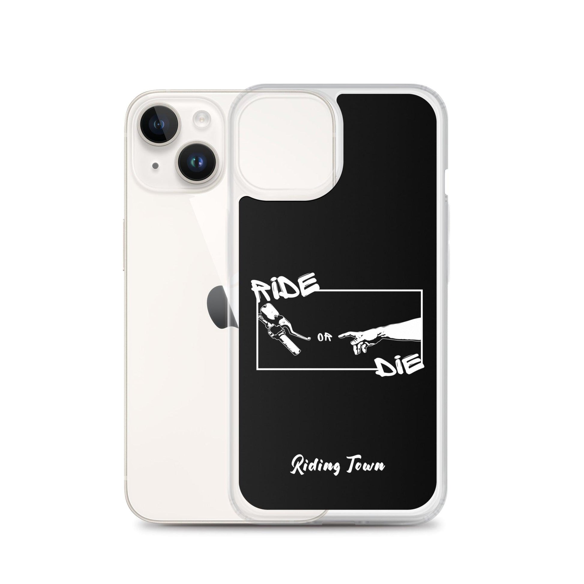 Coque iPhone® - SIXTINE - Noire - Riding Town