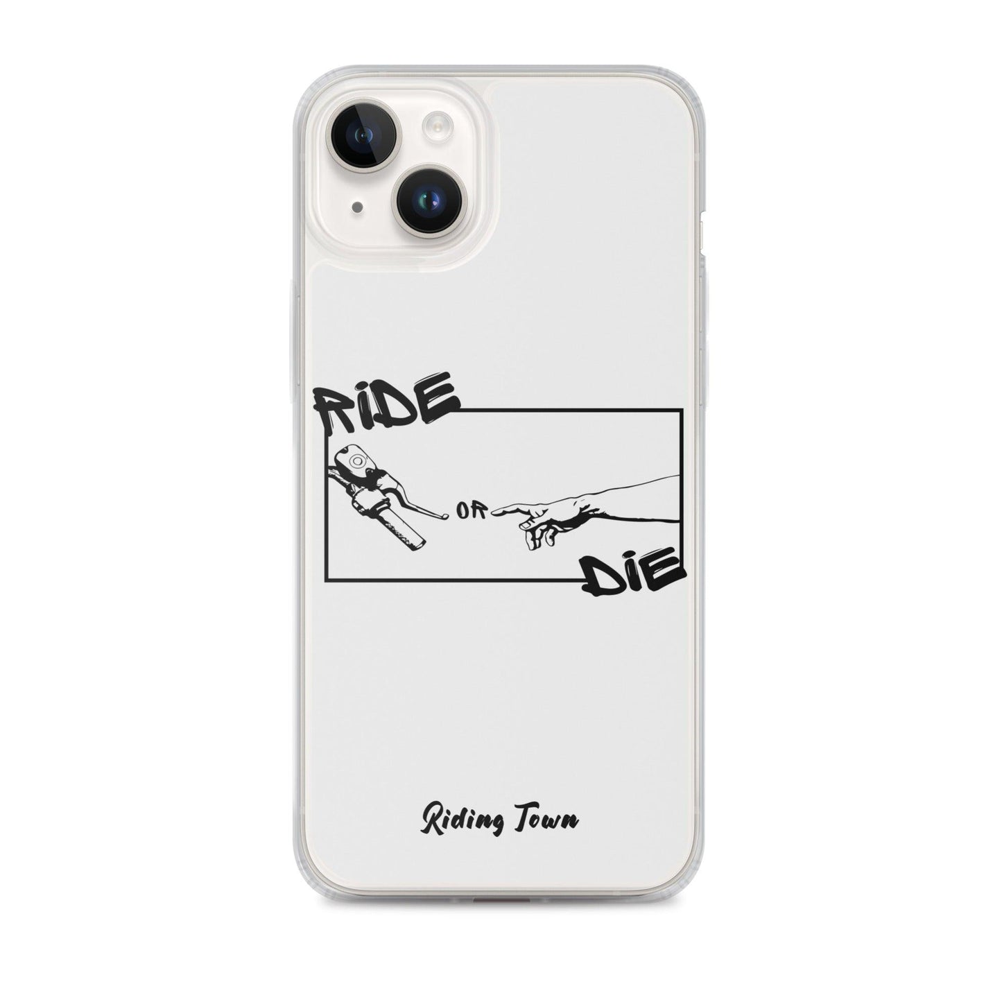 Coque iPhone® - SIXTINE - Blanche - Riding Town