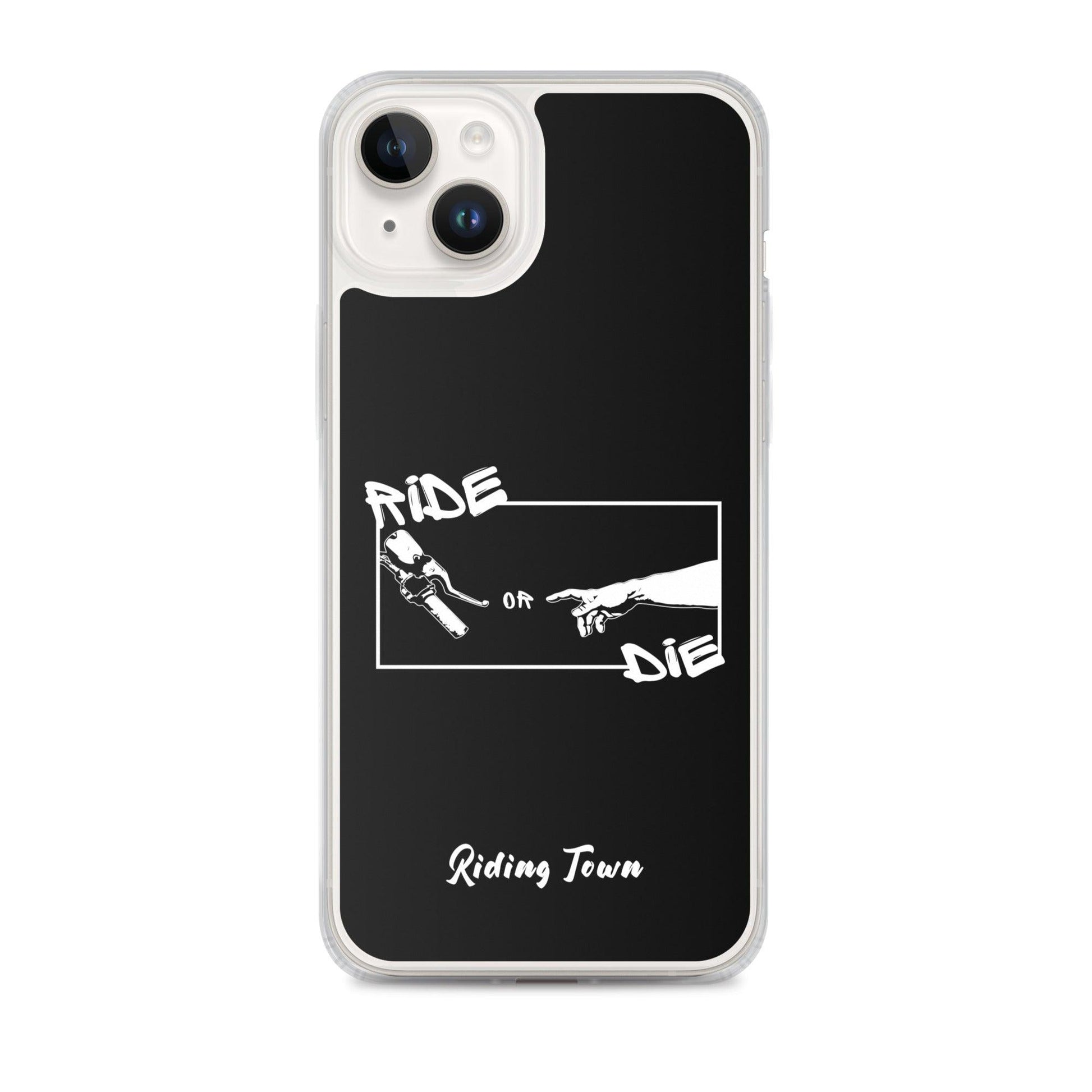 Coque iPhone® - SIXTINE - Noire - Riding Town