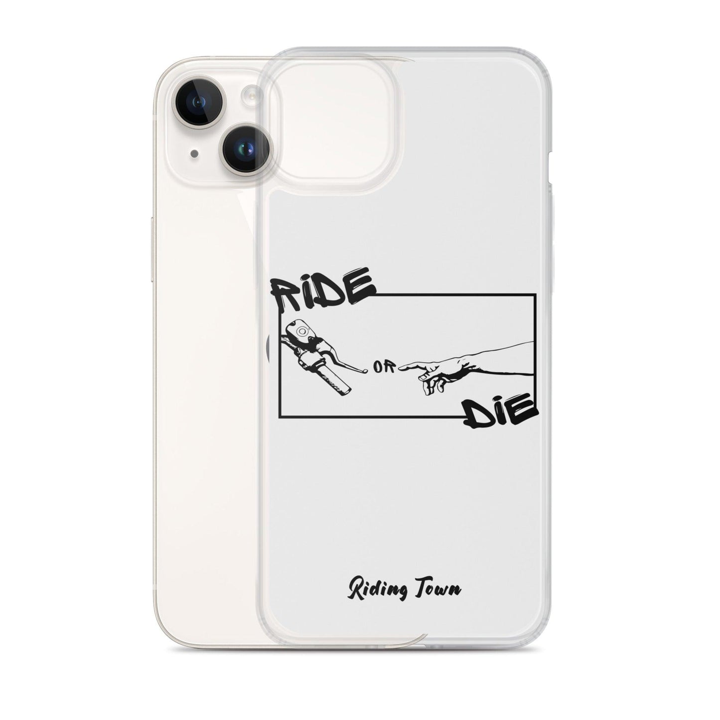 Coque iPhone® - SIXTINE - Blanche - Riding Town