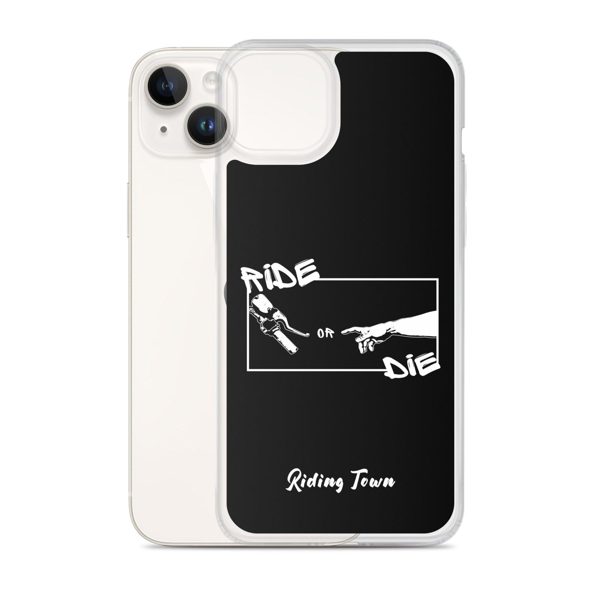 Coque iPhone® - SIXTINE - Noire - Riding Town