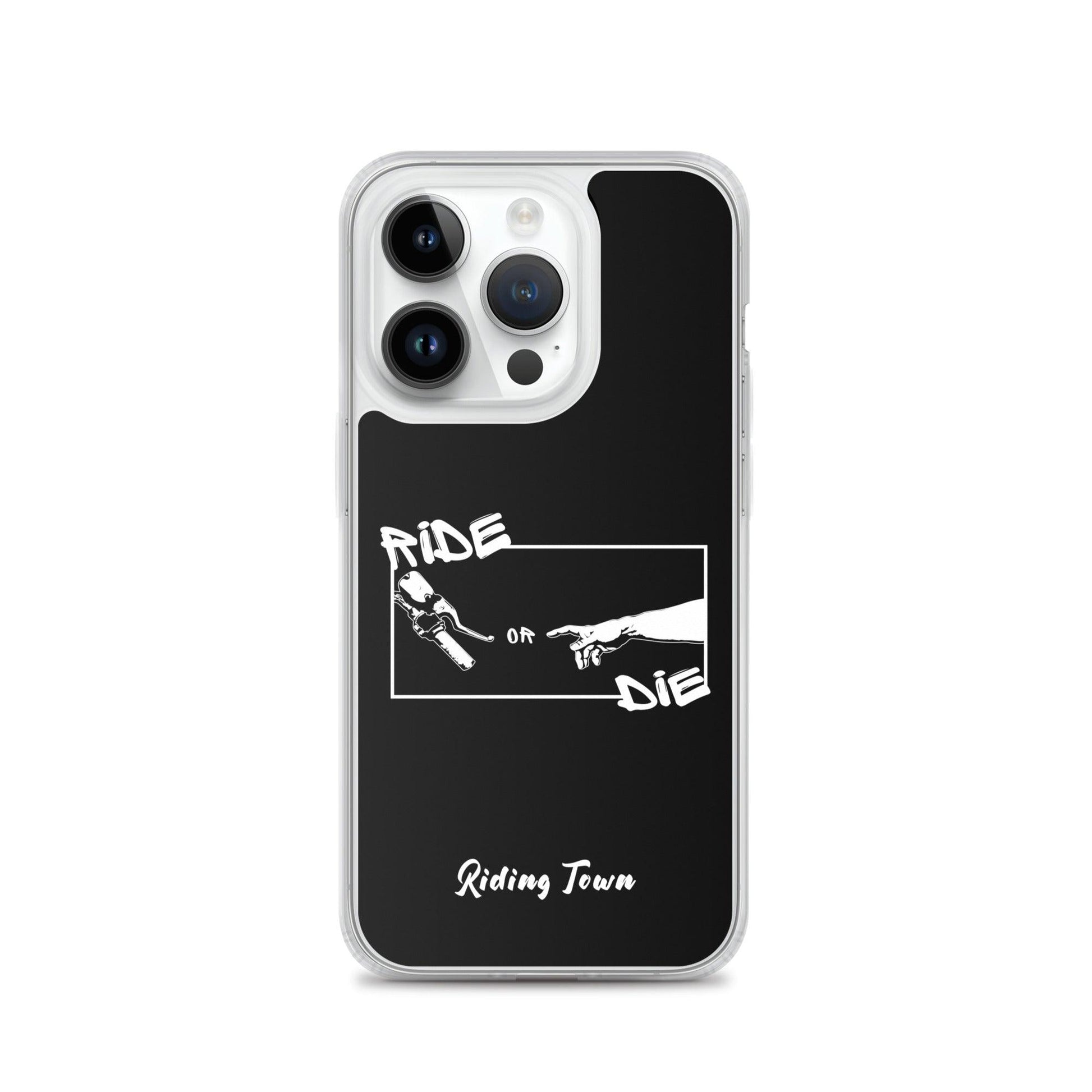 Coque iPhone® - SIXTINE - Noire - Riding Town