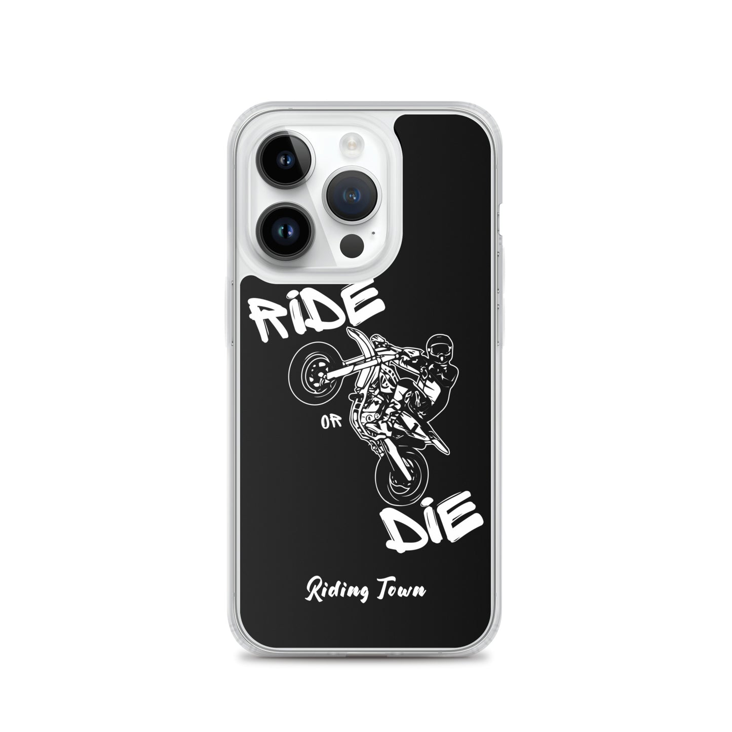 Coque pour iPhone® - SUPERMOTBOY - Noire - Riding Town