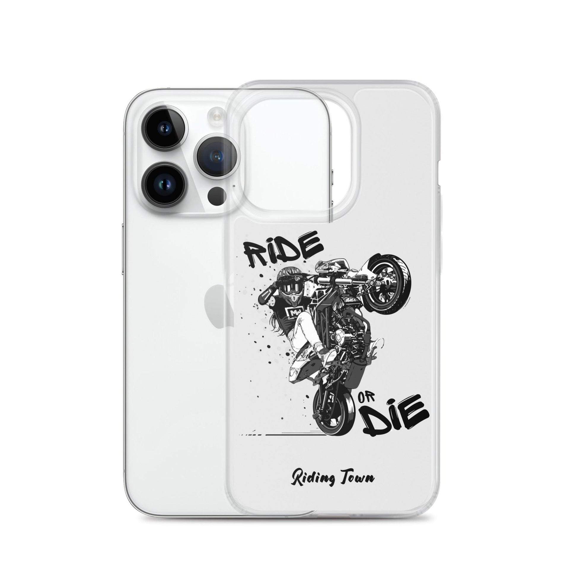 Coque Iphone® - SUPERMOTGIRL - Blanche - Riding Town