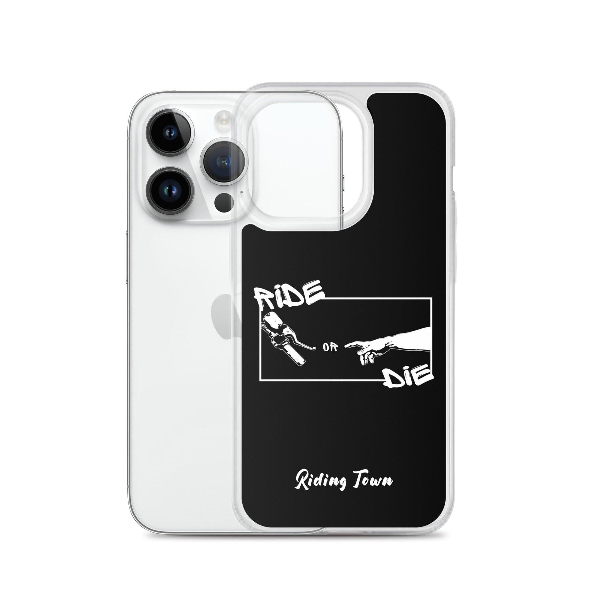 Coque iPhone® - SIXTINE - Noire - Riding Town