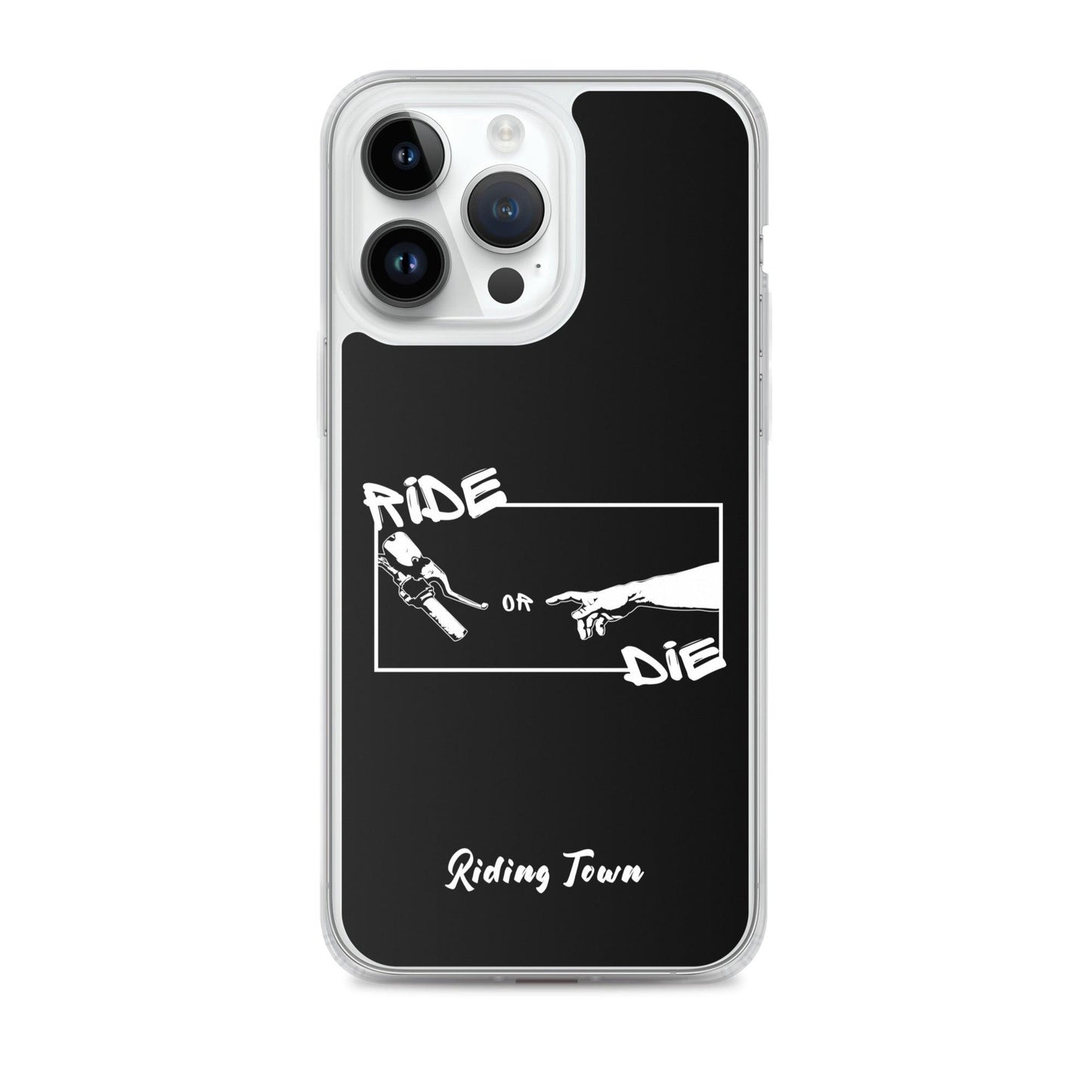 Coque iPhone® - SIXTINE - Noire - Riding Town