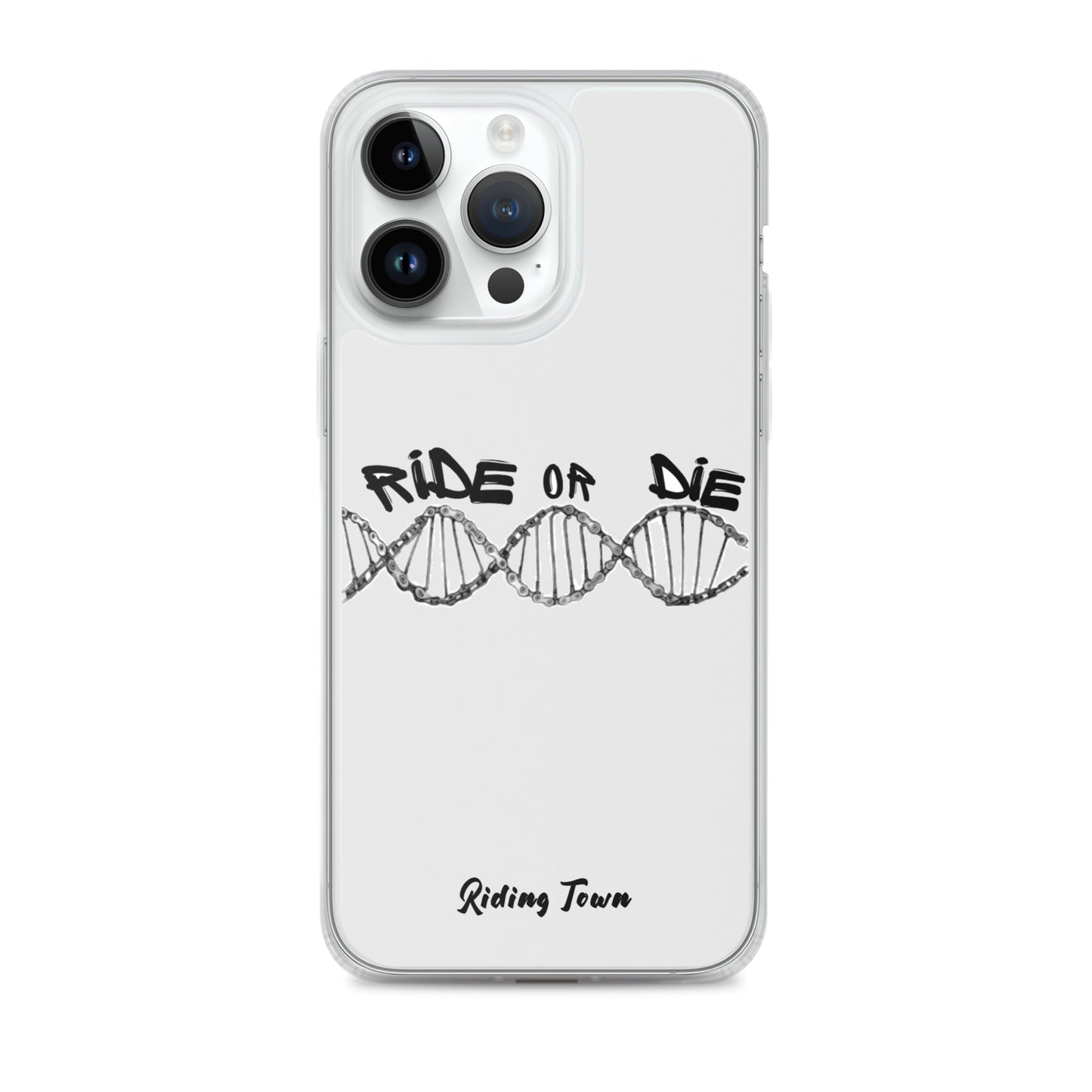 Coque iPhone® - ADN - Blanche - Riding Town