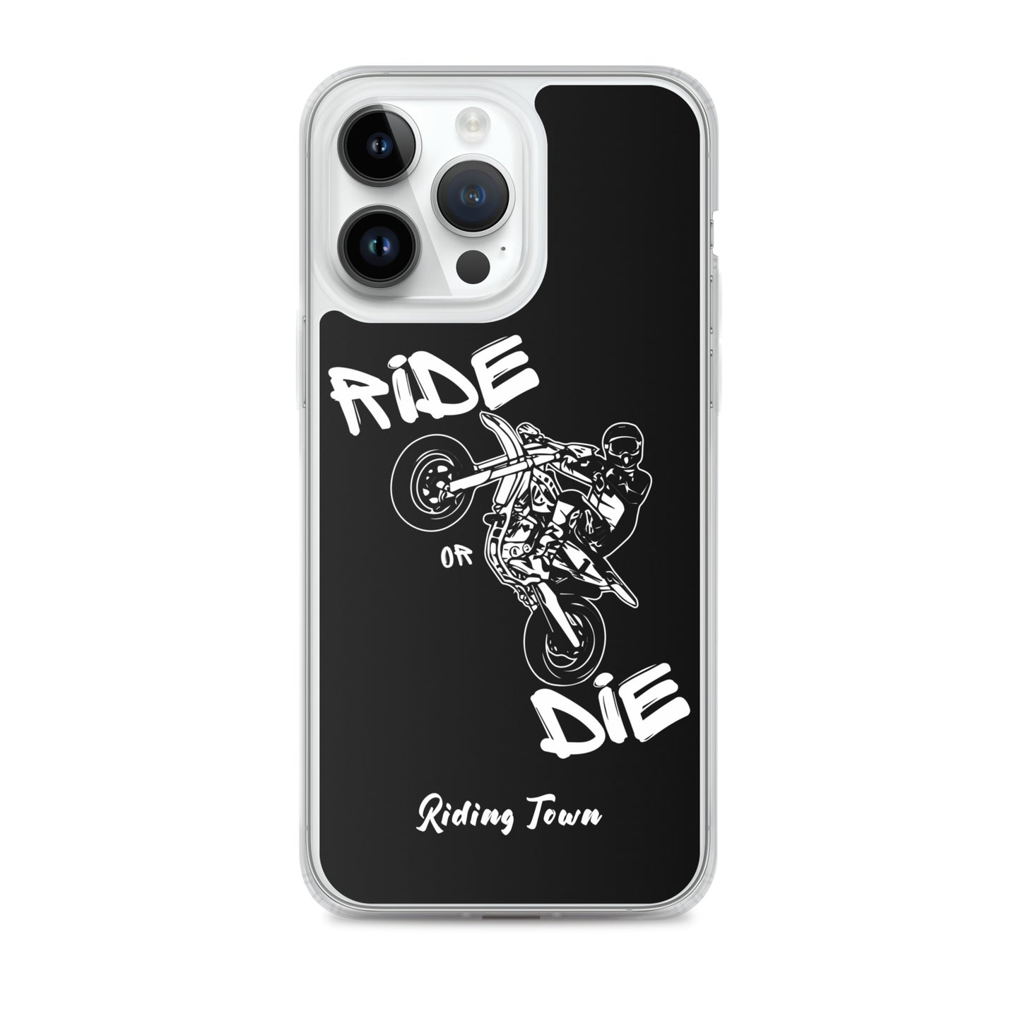 Coque pour iPhone® - SUPERMOTBOY - Noire - Riding Town